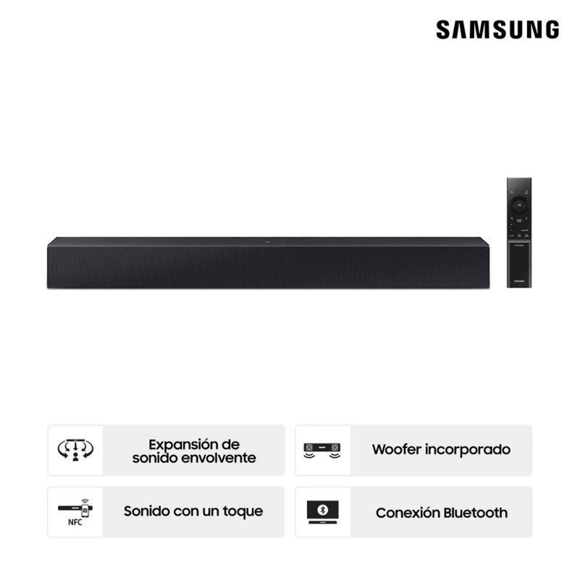 Samsung Soundbar Bluetooth 2.0Ch HW-C400/PE