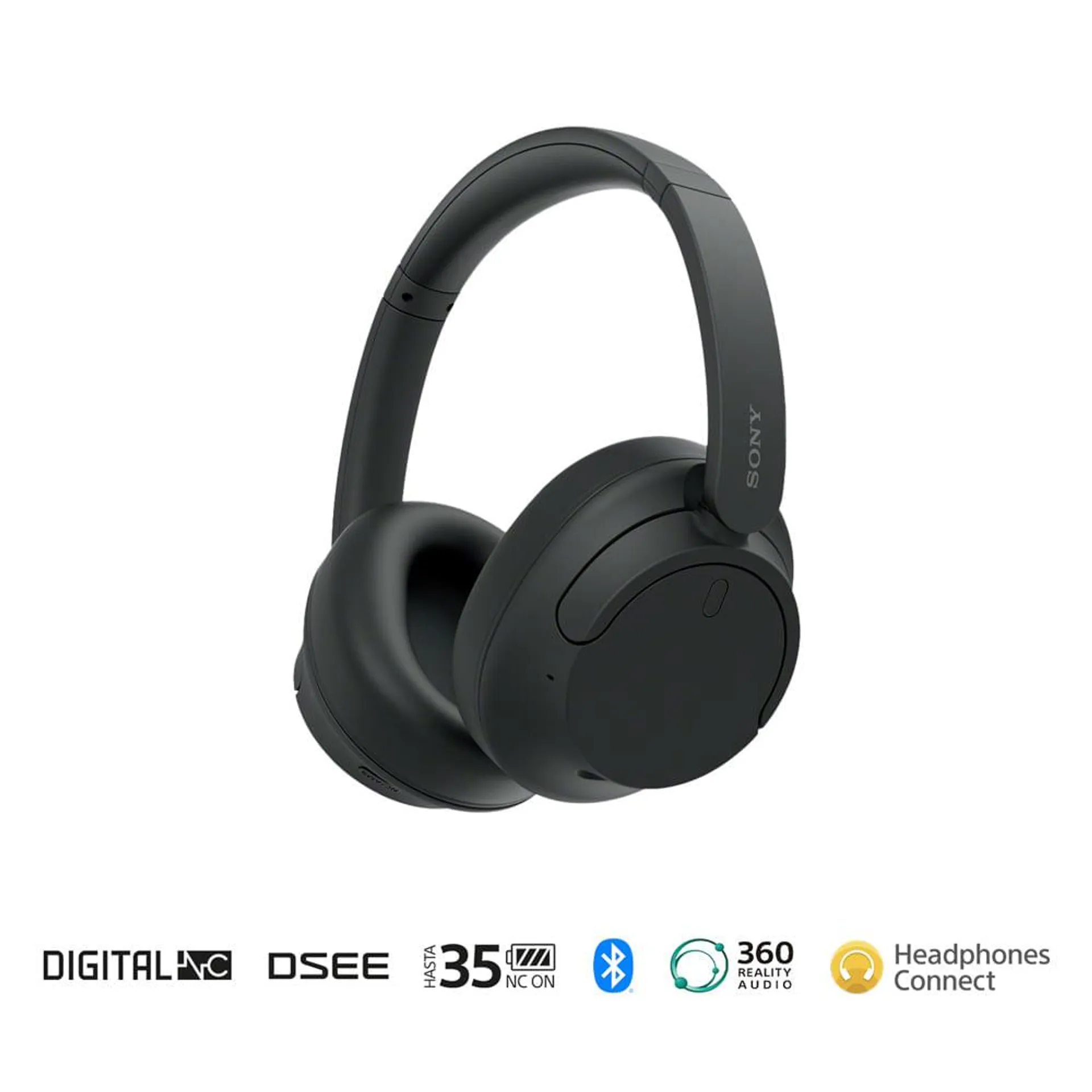 Sony Audífonos Bluetooth WH-CH720N Noise Cancelling Negro