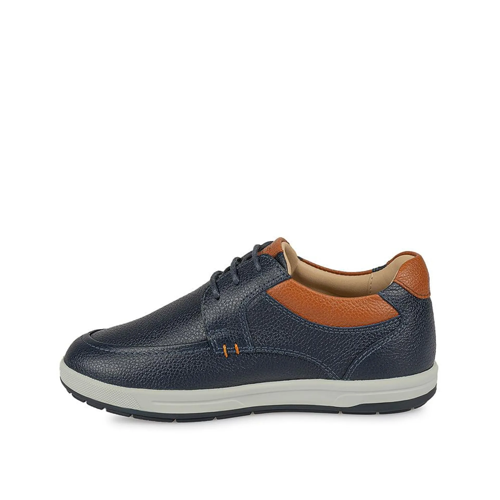 Zapato Derby Casual ANGEL-091 K Azul Rabbit Cuero