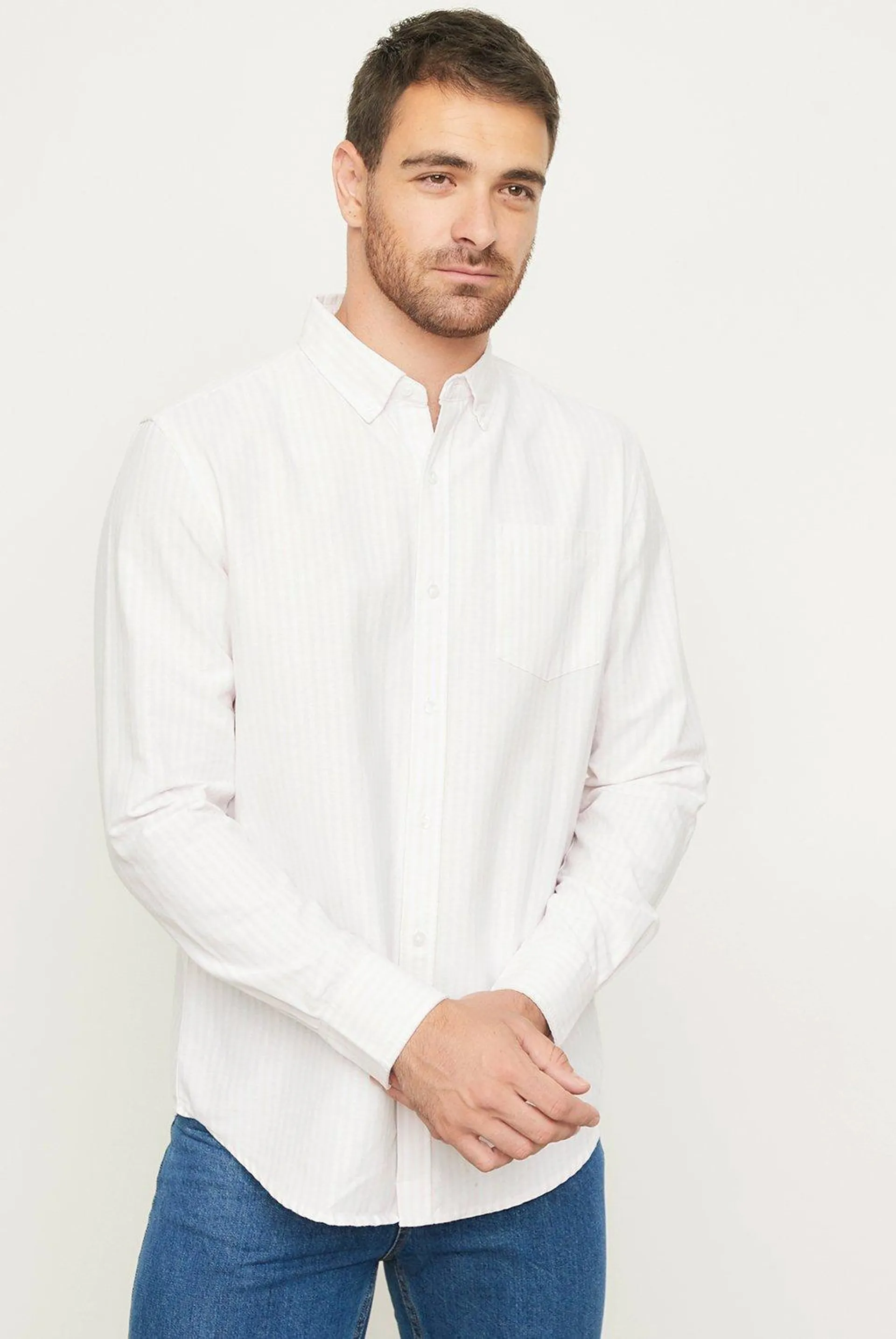 Camisa Algodón Hombre Newport