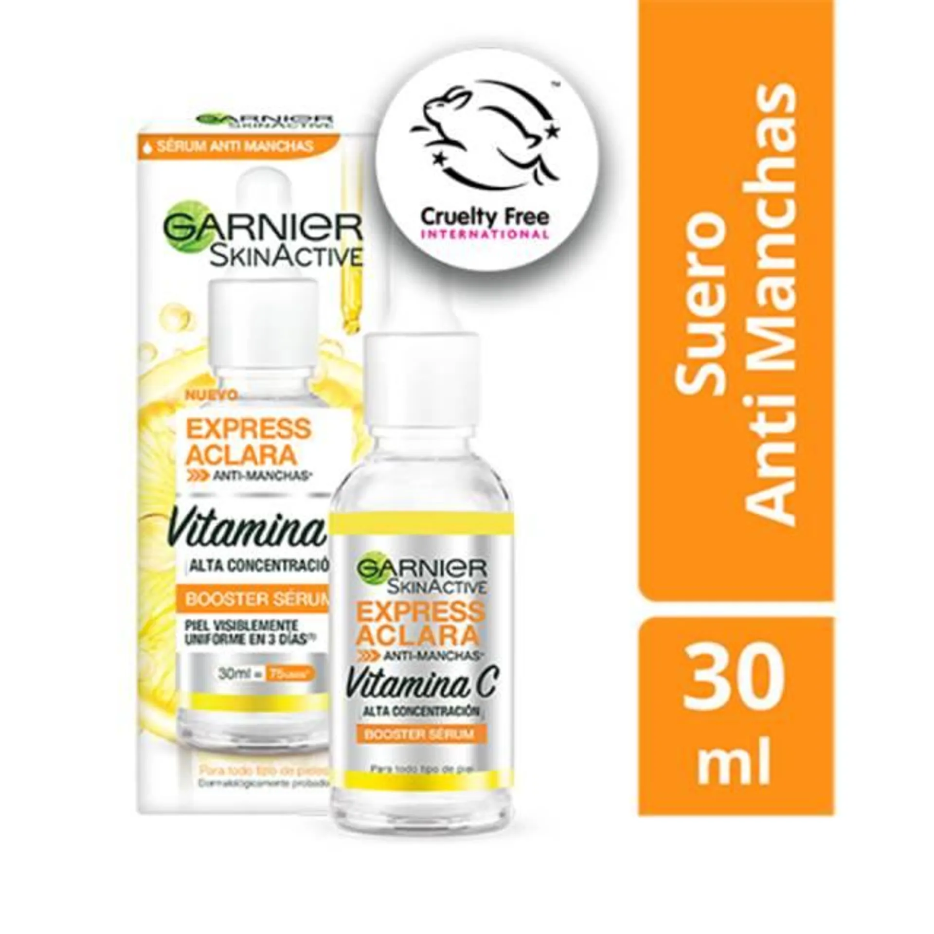 Booster Serum Anti Manchas Garnier Skin Active Express Aclara