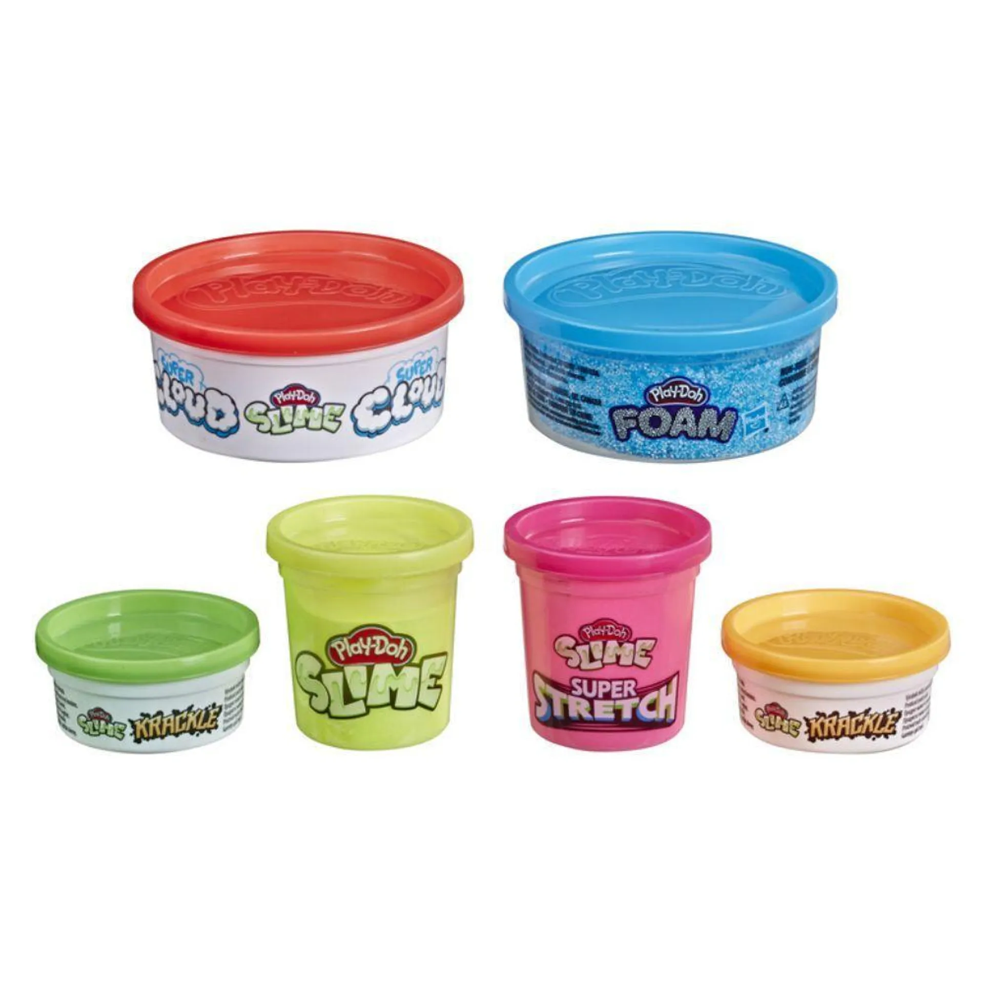 Masas y Plastilinas Play Doh Slime 6 Variedades