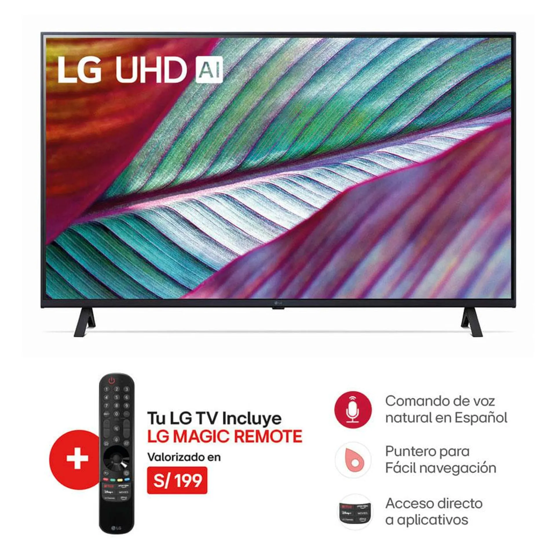 Televisor LG UHD 86" 4K ThinQ AI 86UR8750