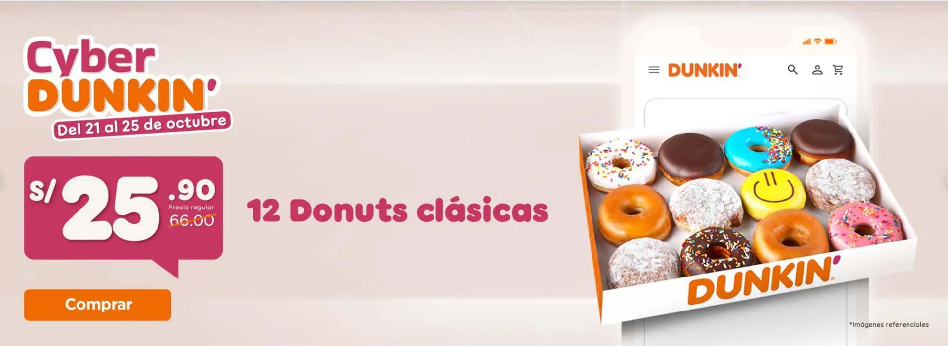 Catalogo de Catálogo Dunkin Donuts 23 de octubre al 25 de octubre 2024 - Pag 2