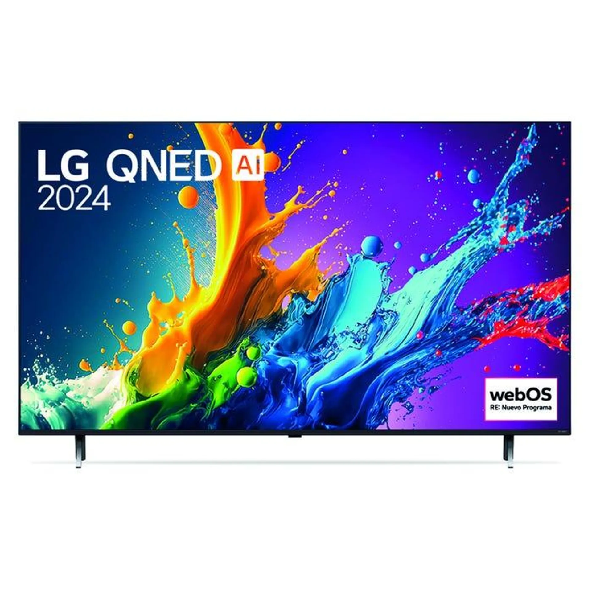 TV LG 55" QNED 4K UHD ThinQ AI WebOS 55QNED80TSA 2024