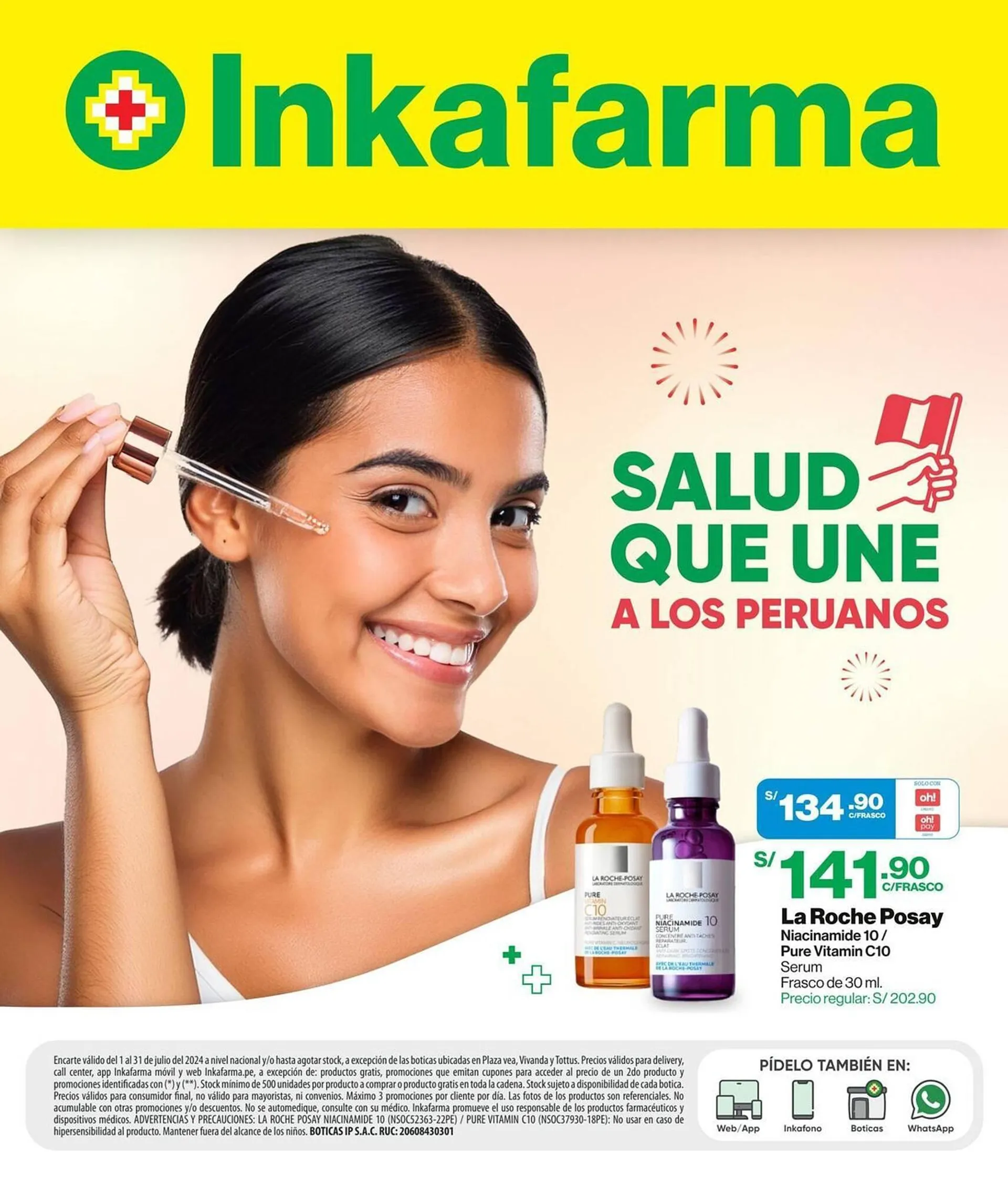 Catalogo de Catálogo InkaFarma 1 de julio al 31 de julio 2024 - Pag 1