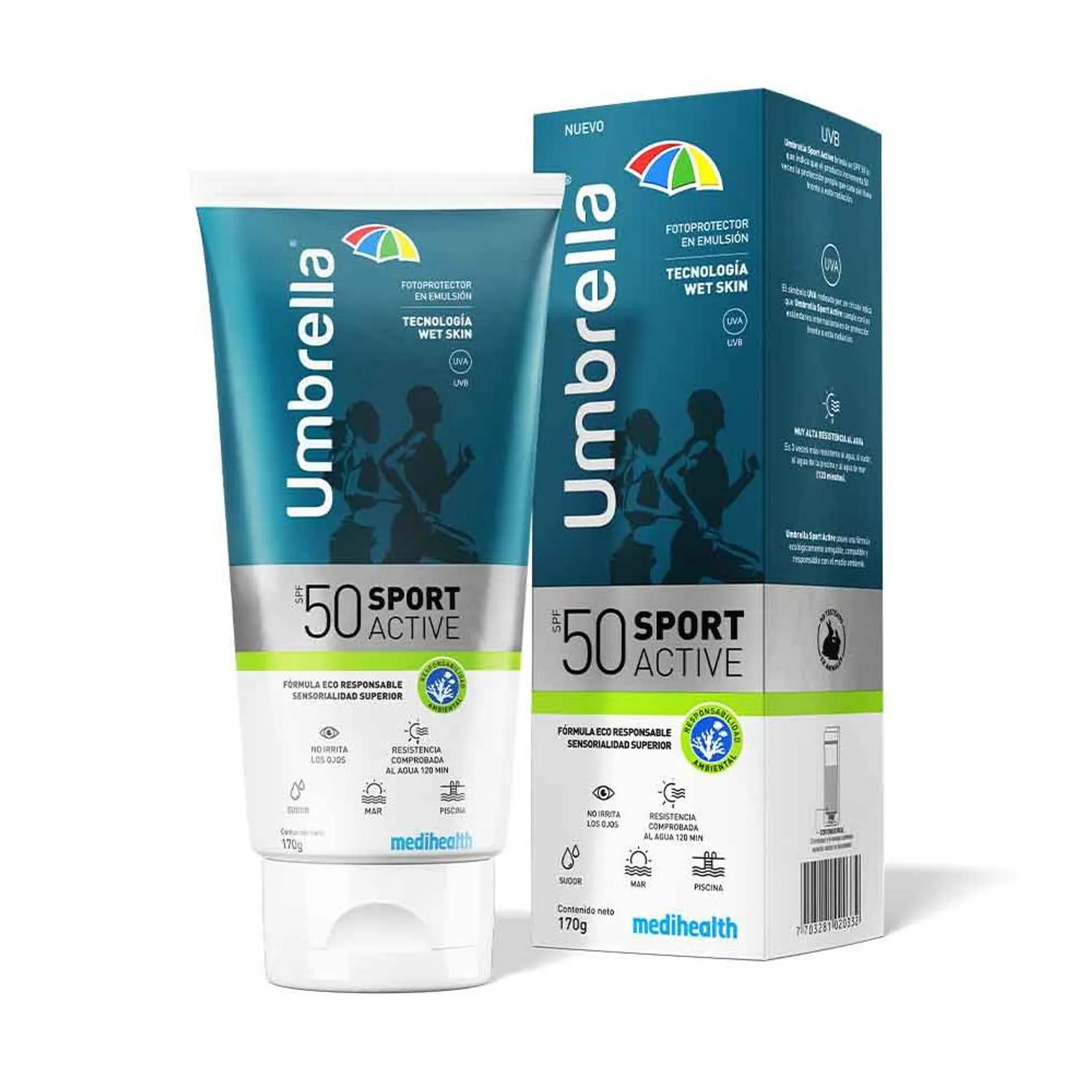 Umbrella Sport Active SPF50 Fotoprotector en Emulsión x 170 g