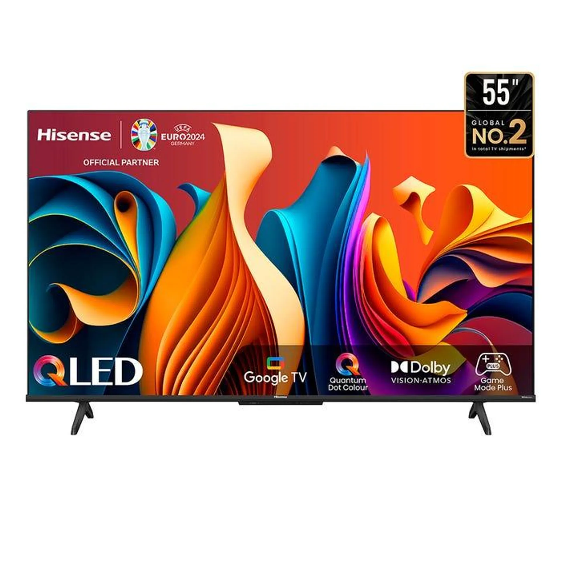 TV Hisense 55" QLED 4K Google TV 55Q6N