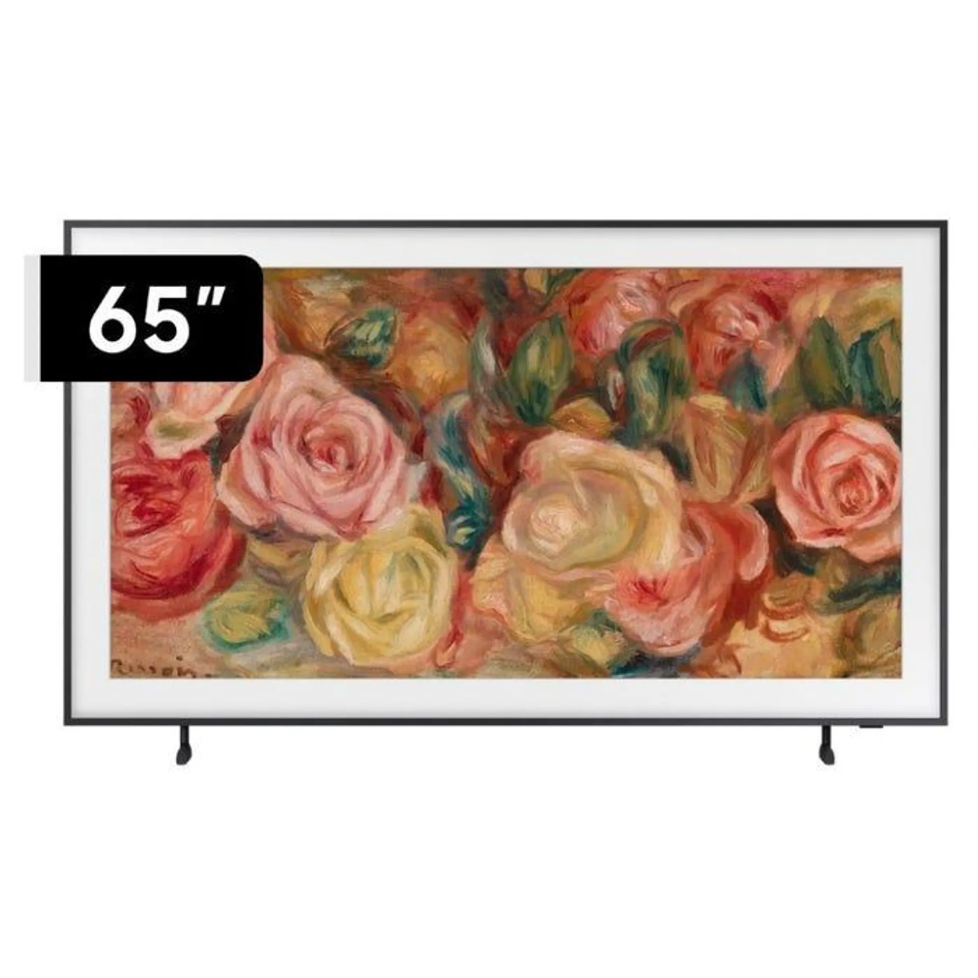 TV Samsung 65" QLED 4K The Frame Tizen LS03D + Marco Teak Basic (2024)