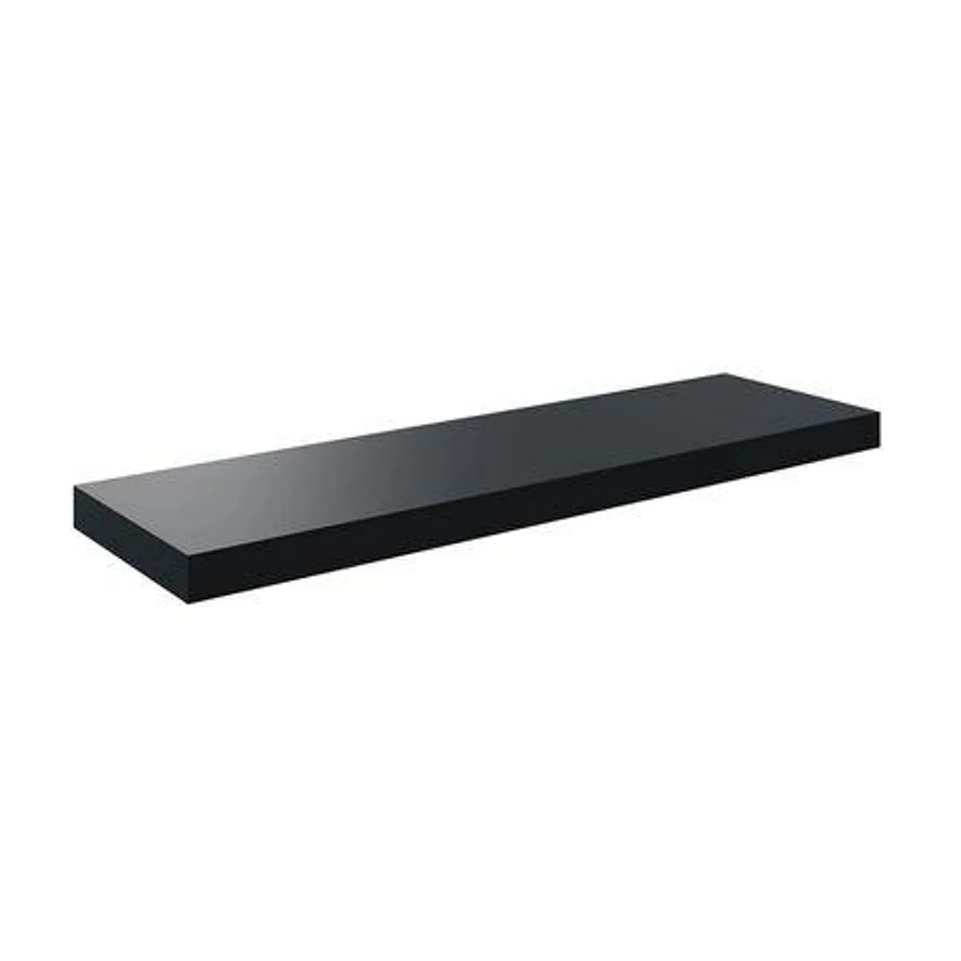 Repisa flotante 80x23.5 color Negro Spaceo