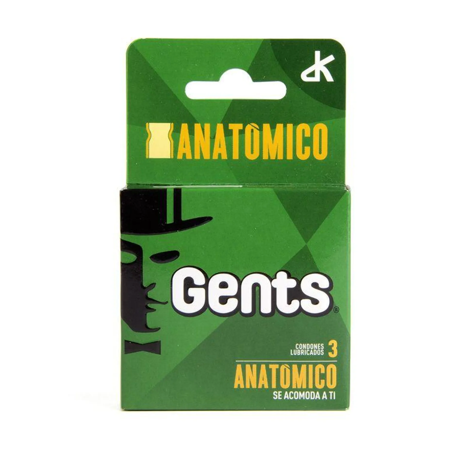 Gents Preservativos Anatómico - Caja 3 und