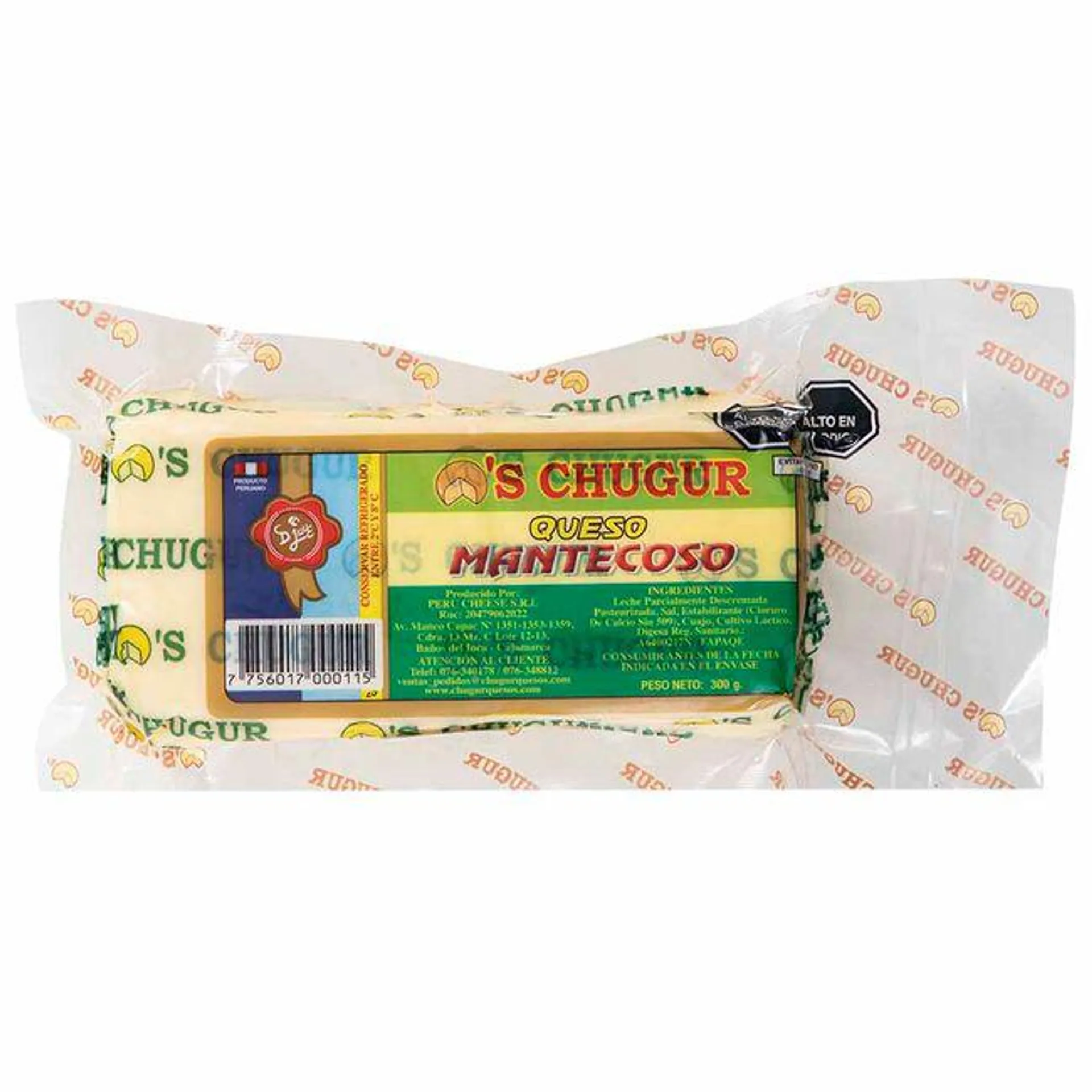 Queso CHUGUR Mantecoso Paquete 300g