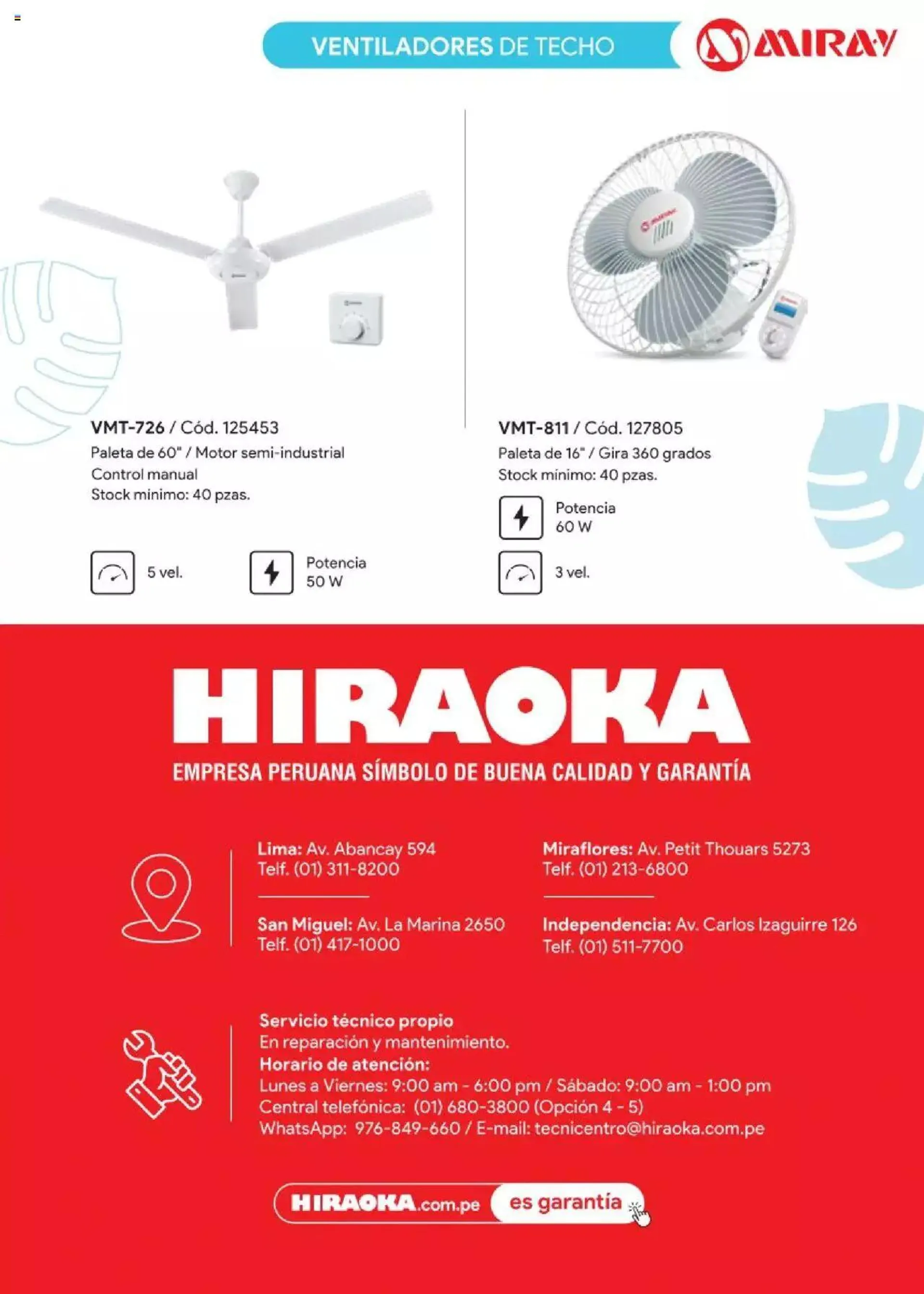 Catálogo Hiraoka - Ventiladores - 5