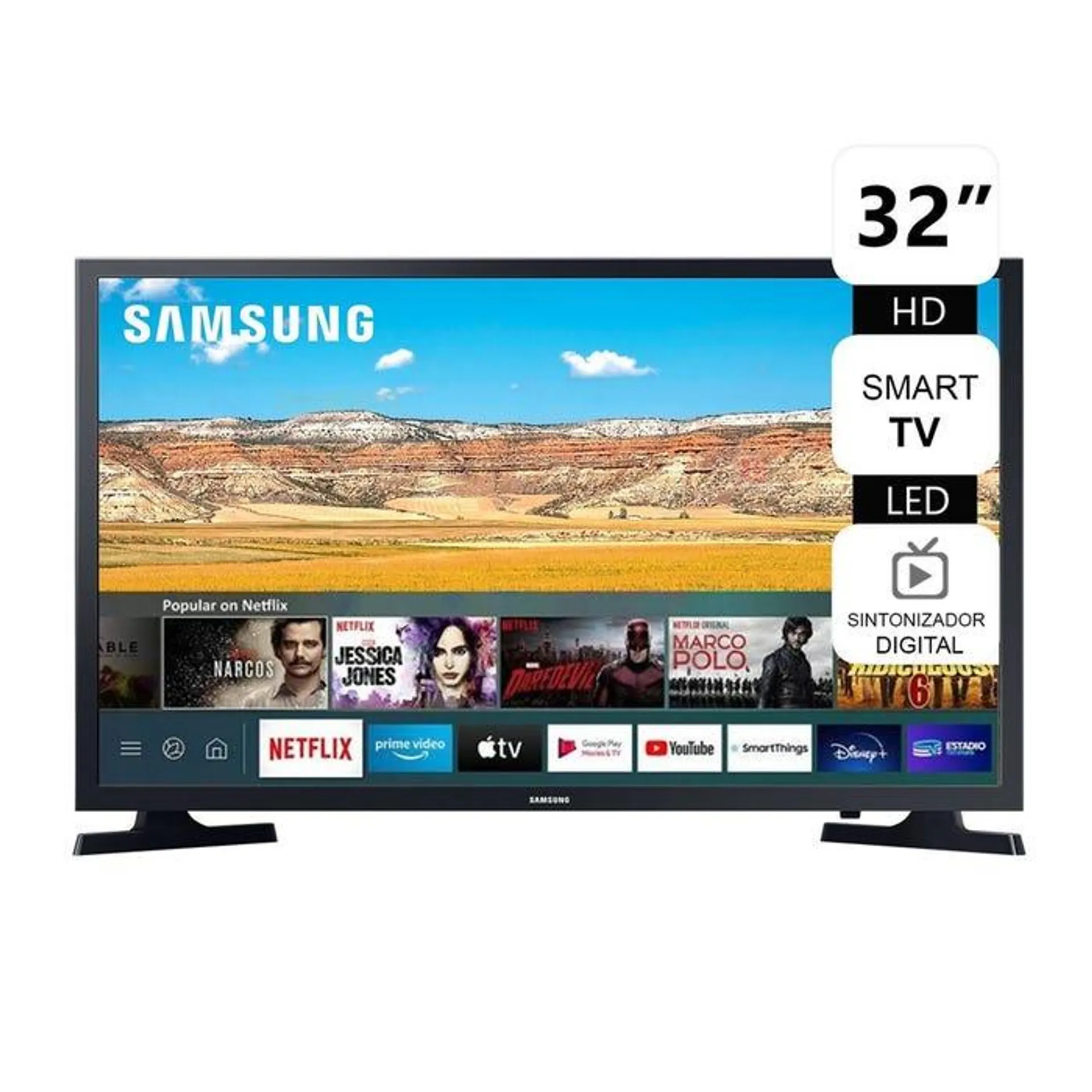 TV Samsung 32" HD Smart UN32T4202AGXPE