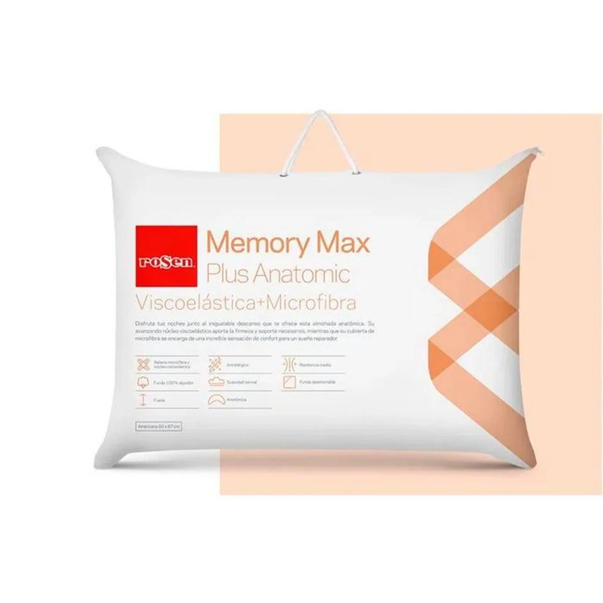 Almohada Viscoelástica Memory Max Plus Anatomic