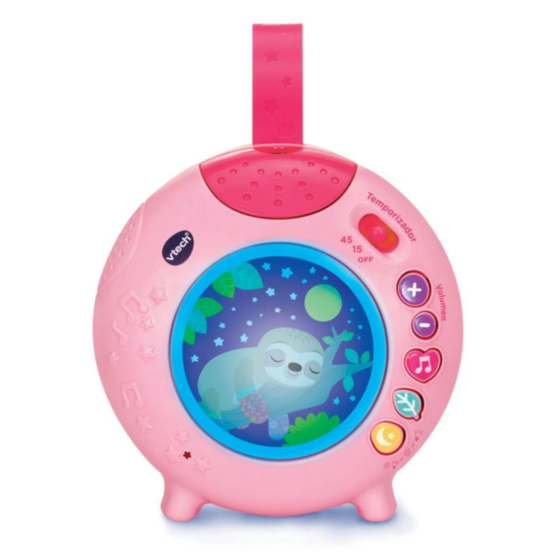 Proyector Portátil Para Cuna De Bebe Vtech Duerme Conmigo Rosa