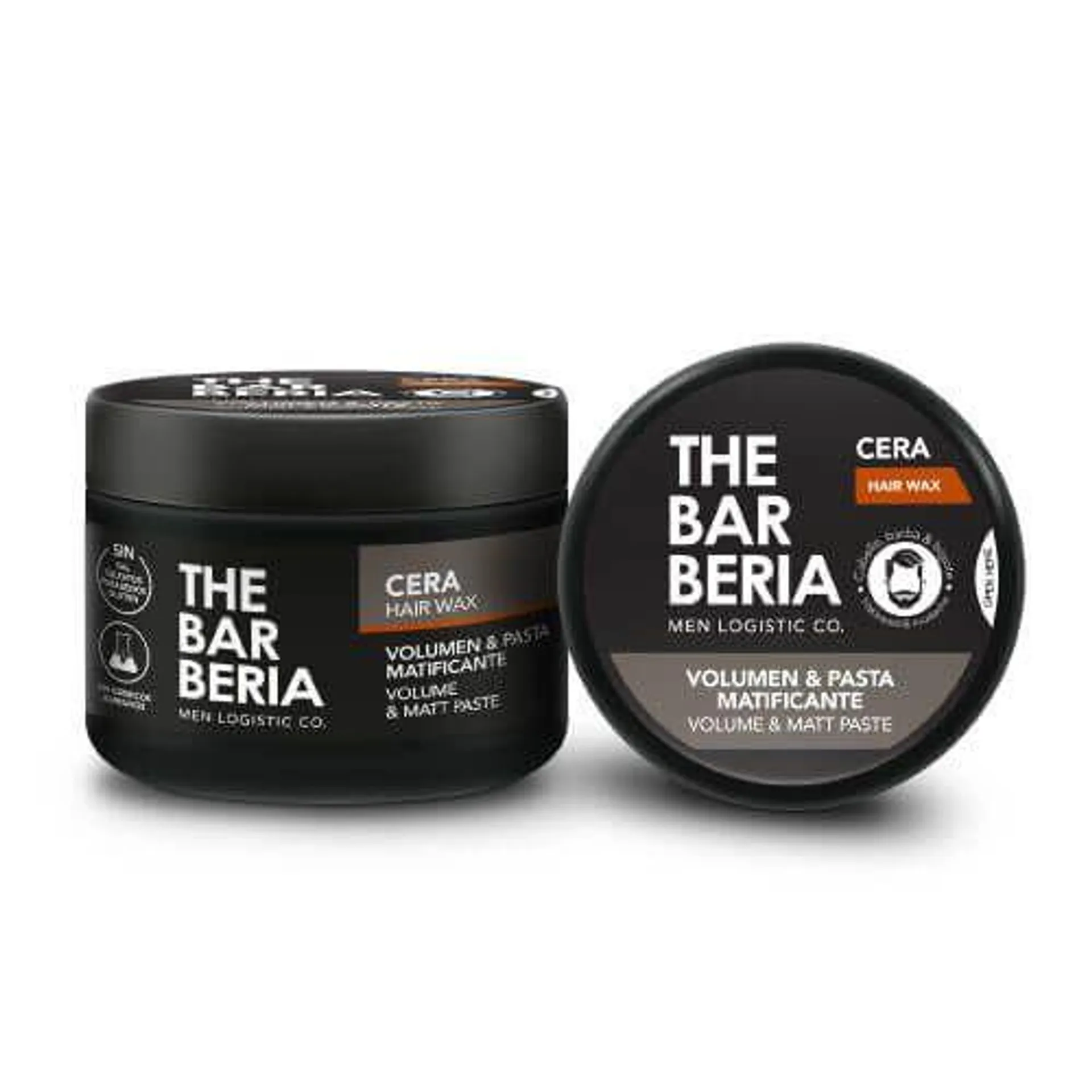 The Barberia Cera Volumen & Pasta Matificante - Pote 70 G