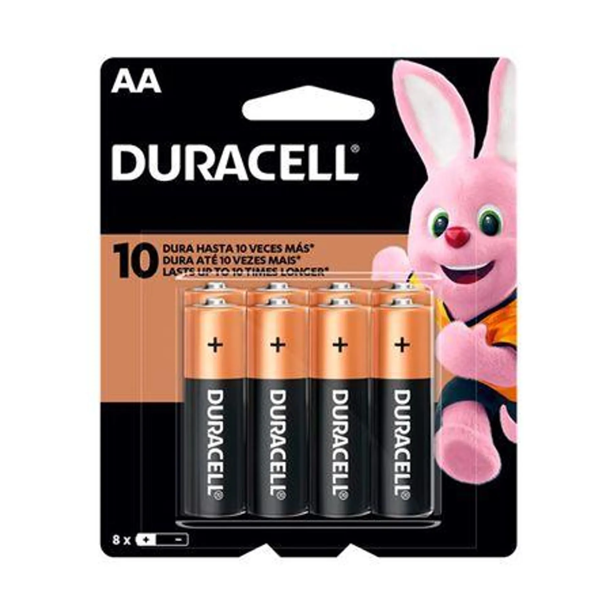 Pilas Duracell AA x8 unidades