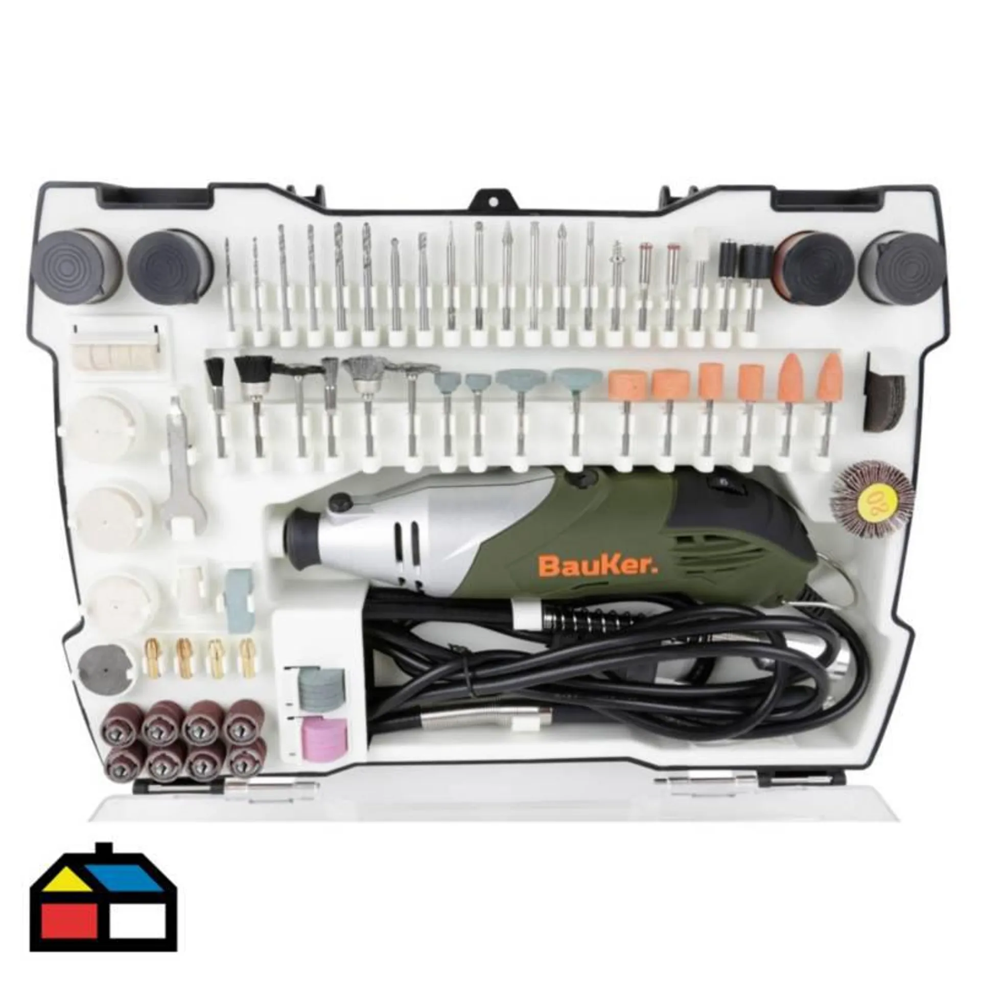 Multipropósito Eléctrica 170w + 152 Accesorios Bauker