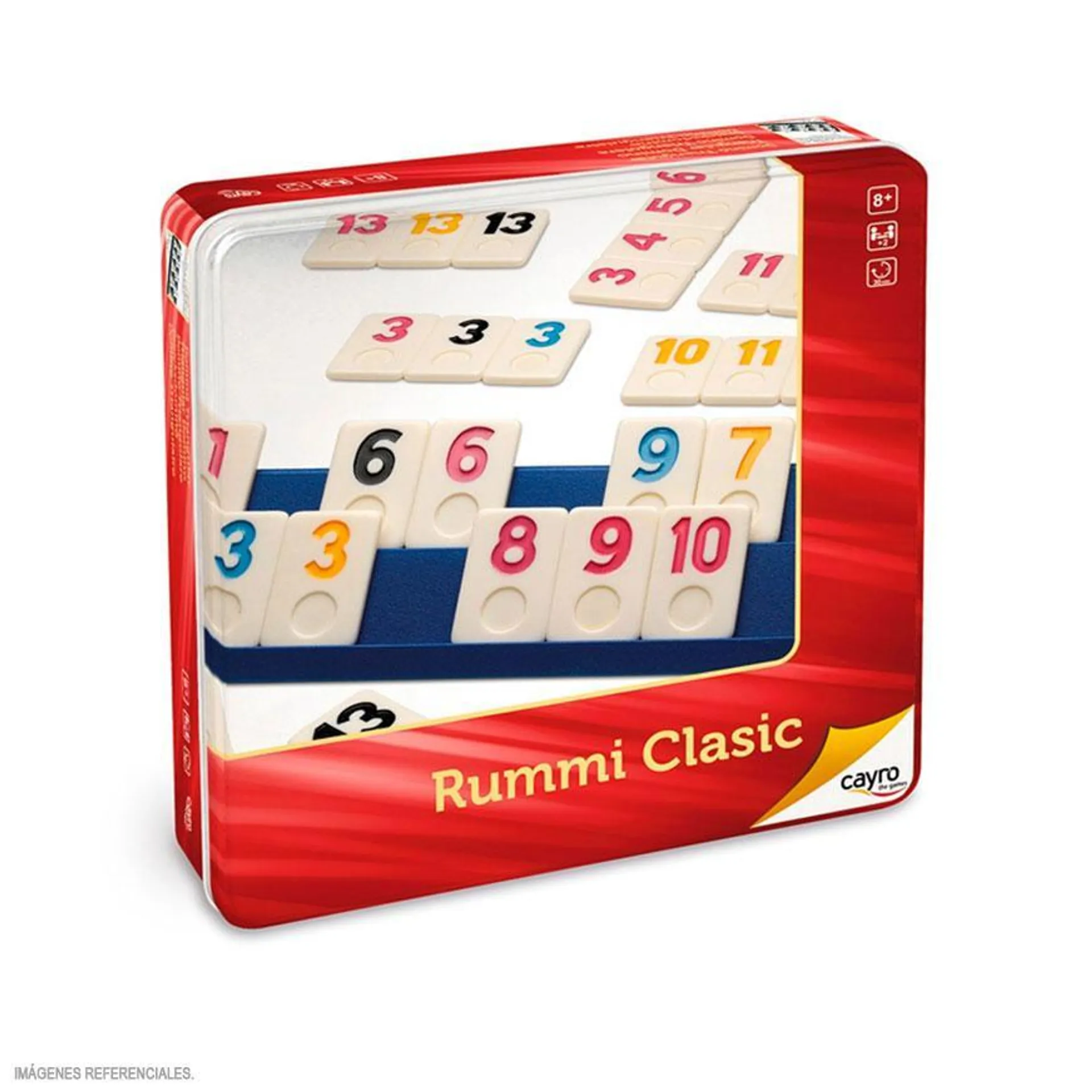 Juego Cayro Rummi Classic En Caja De Metal