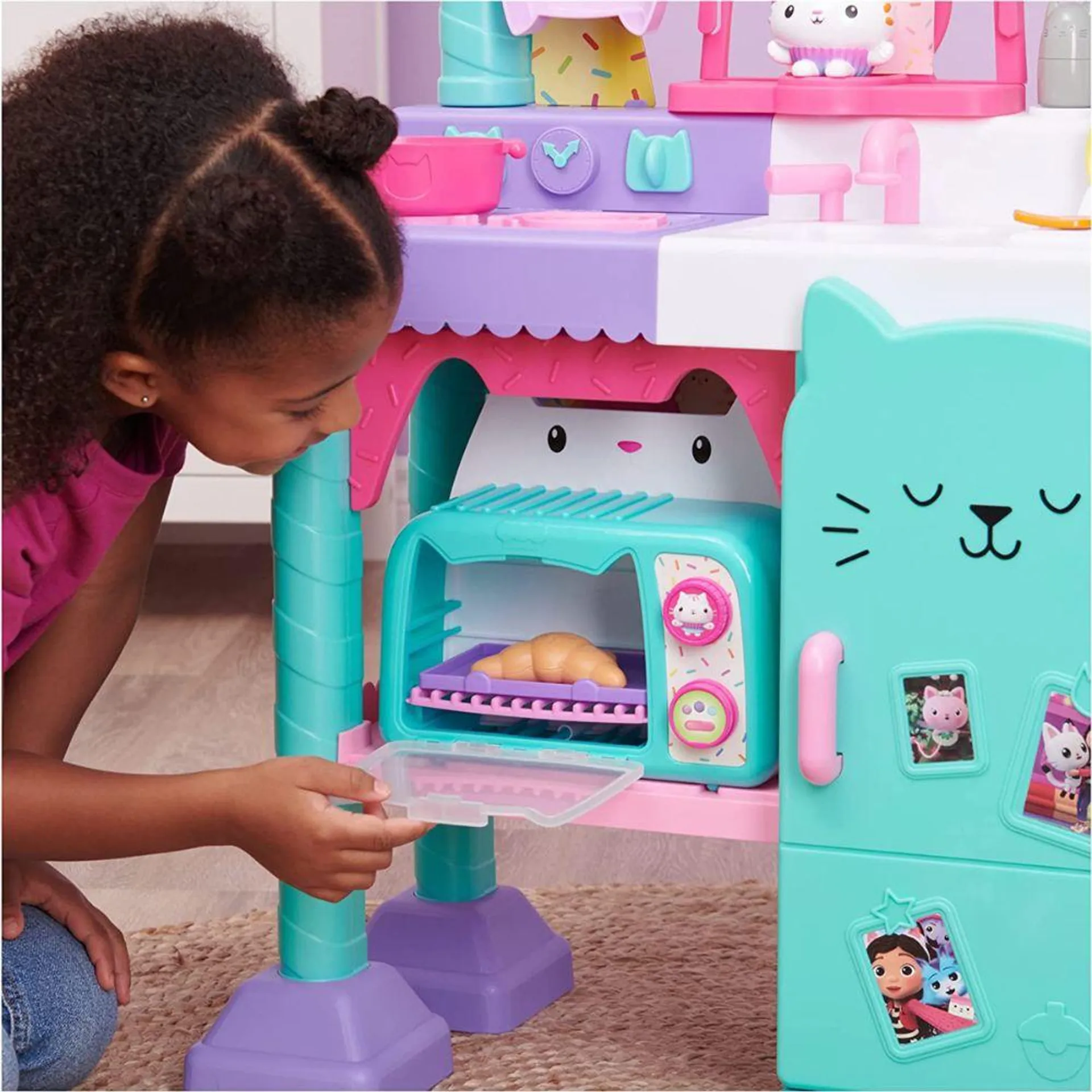 GABBY'S DOLLHOUSE JUEGO DE COCINA HORNO