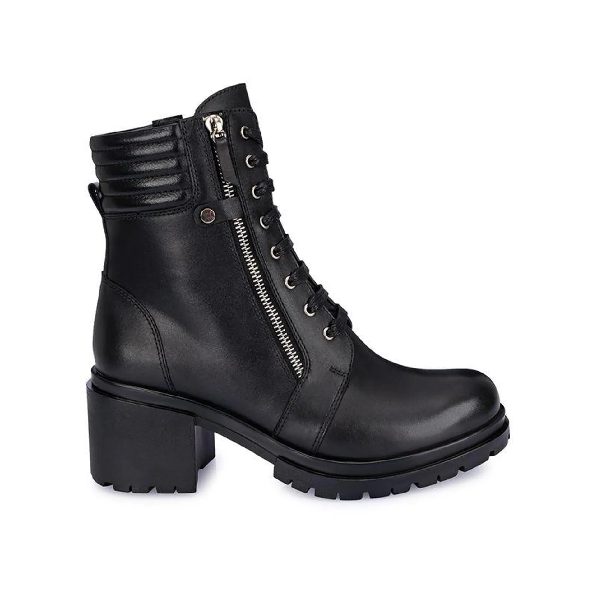 Botin Derby Casual FER-2317 Negro Viale Cuero