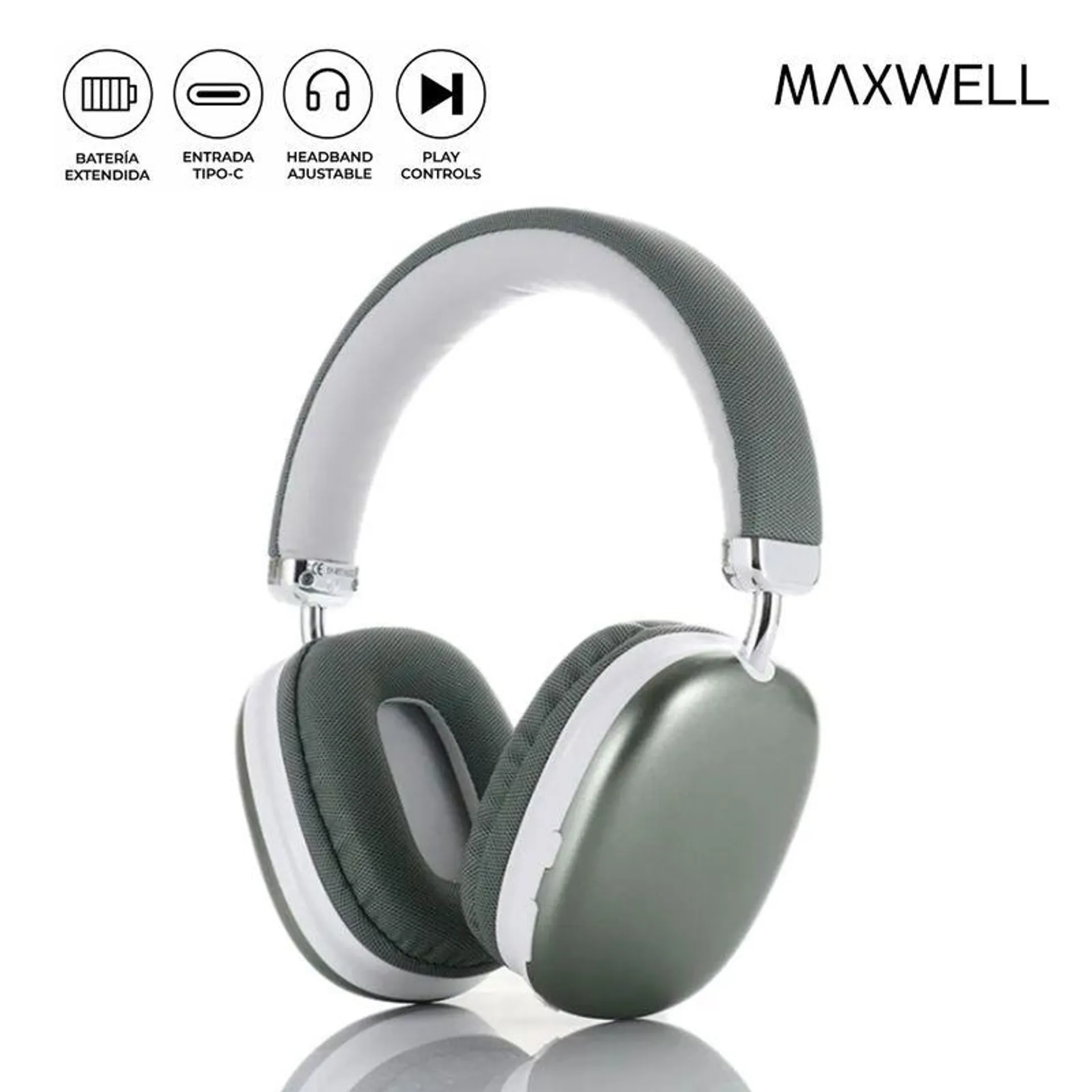 MAXWELL HEADSET BLUETOOTH - MHPRO1000-GR