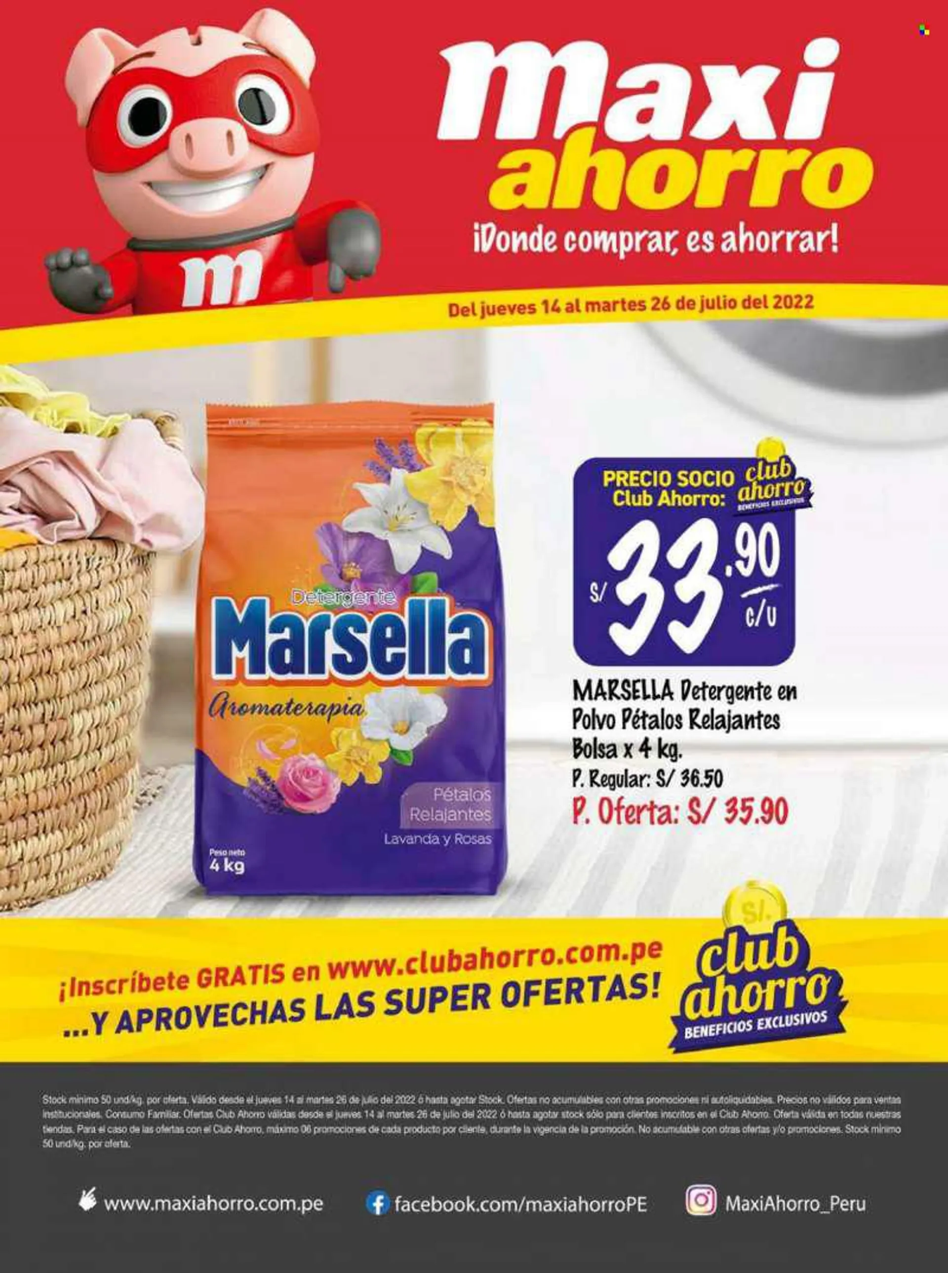 Folleto actual Maxi ahorro - 14.7.2022 - 26.7.2022 - Ventas - detergente, detergente en polvo. Página 24.