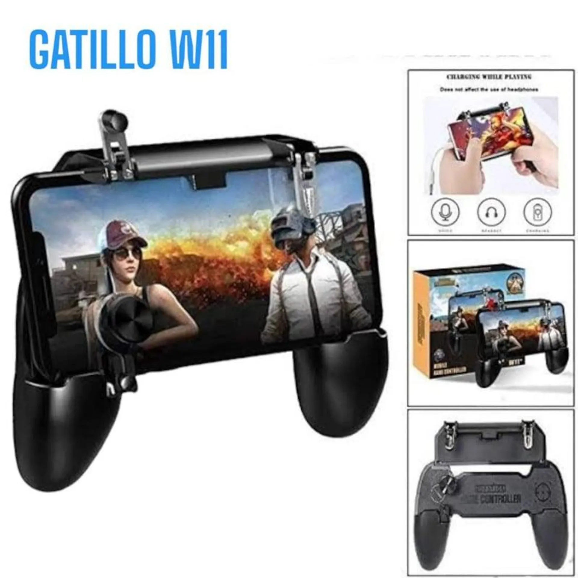 Mando Gatillo Fuego Gamepad Grip L1 R1 Pubg Fornite Free Fire