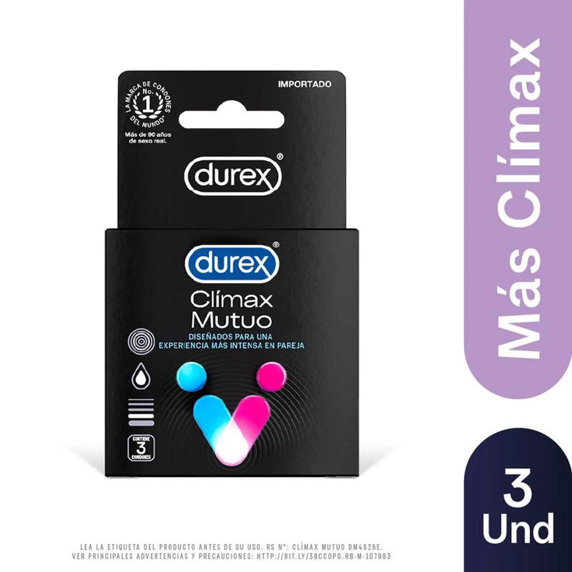 Durex Climax Mutuo Preservativos - Caja 3 und