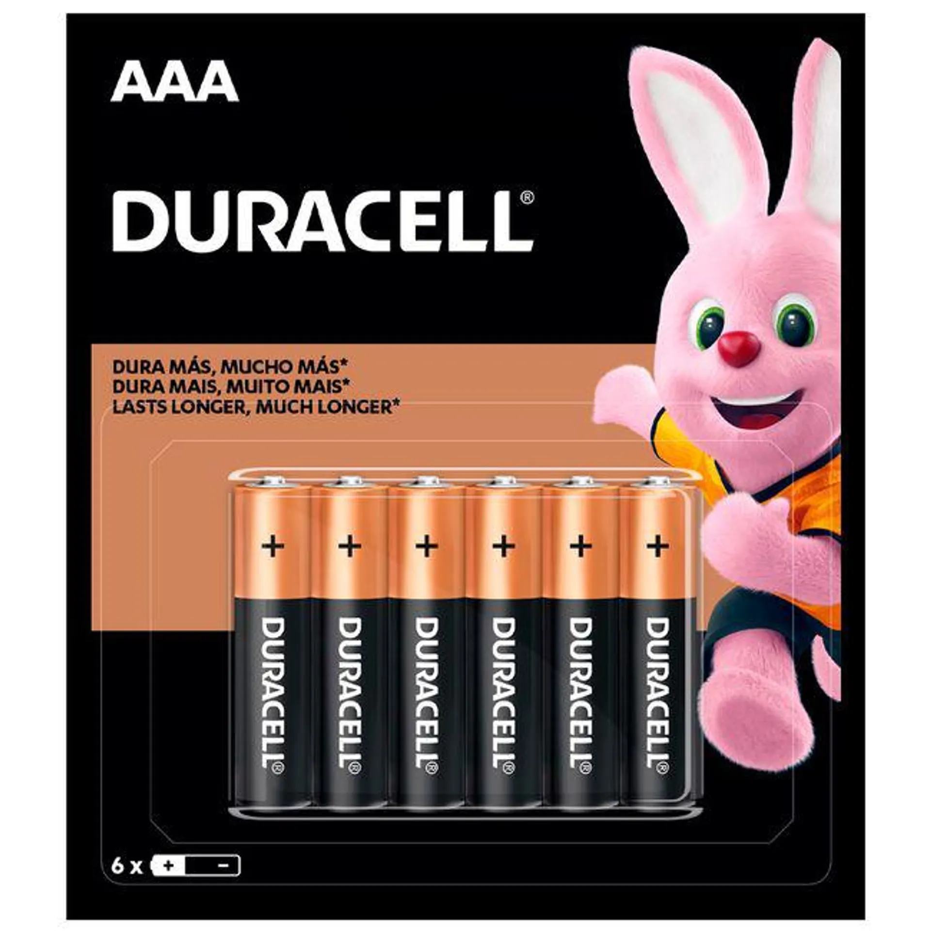 DURACELL PILA ALCALINA AAA X 4 +2