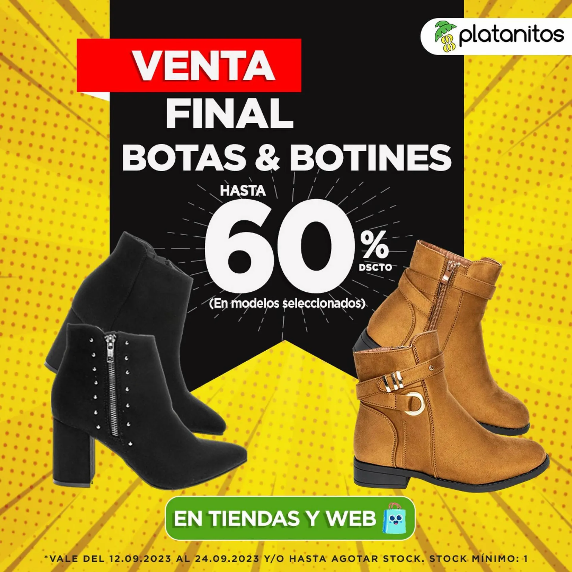 Platanitos botines oferta hot sale