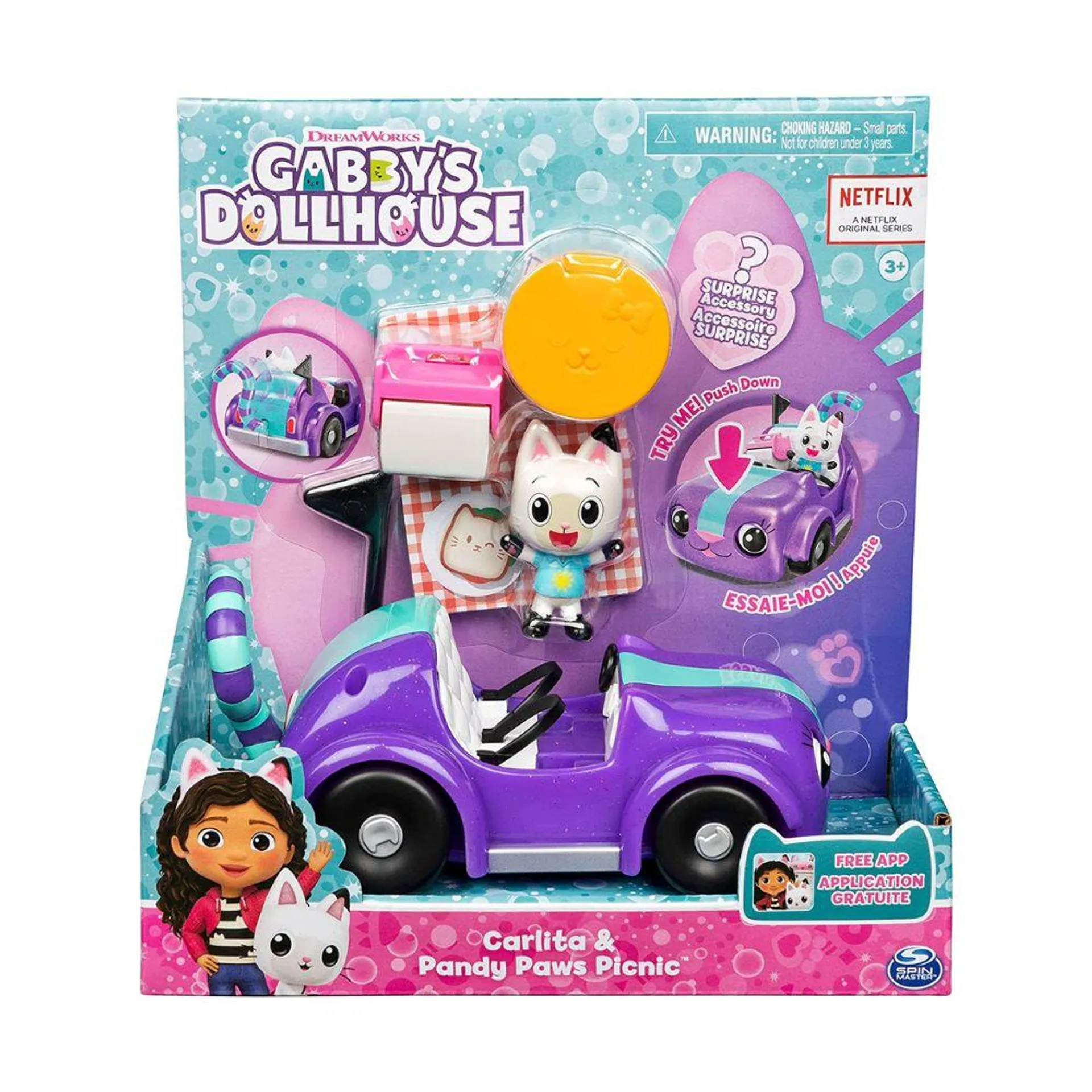 GABBY'S DOLLHOUSE VEHICULO CARLITA