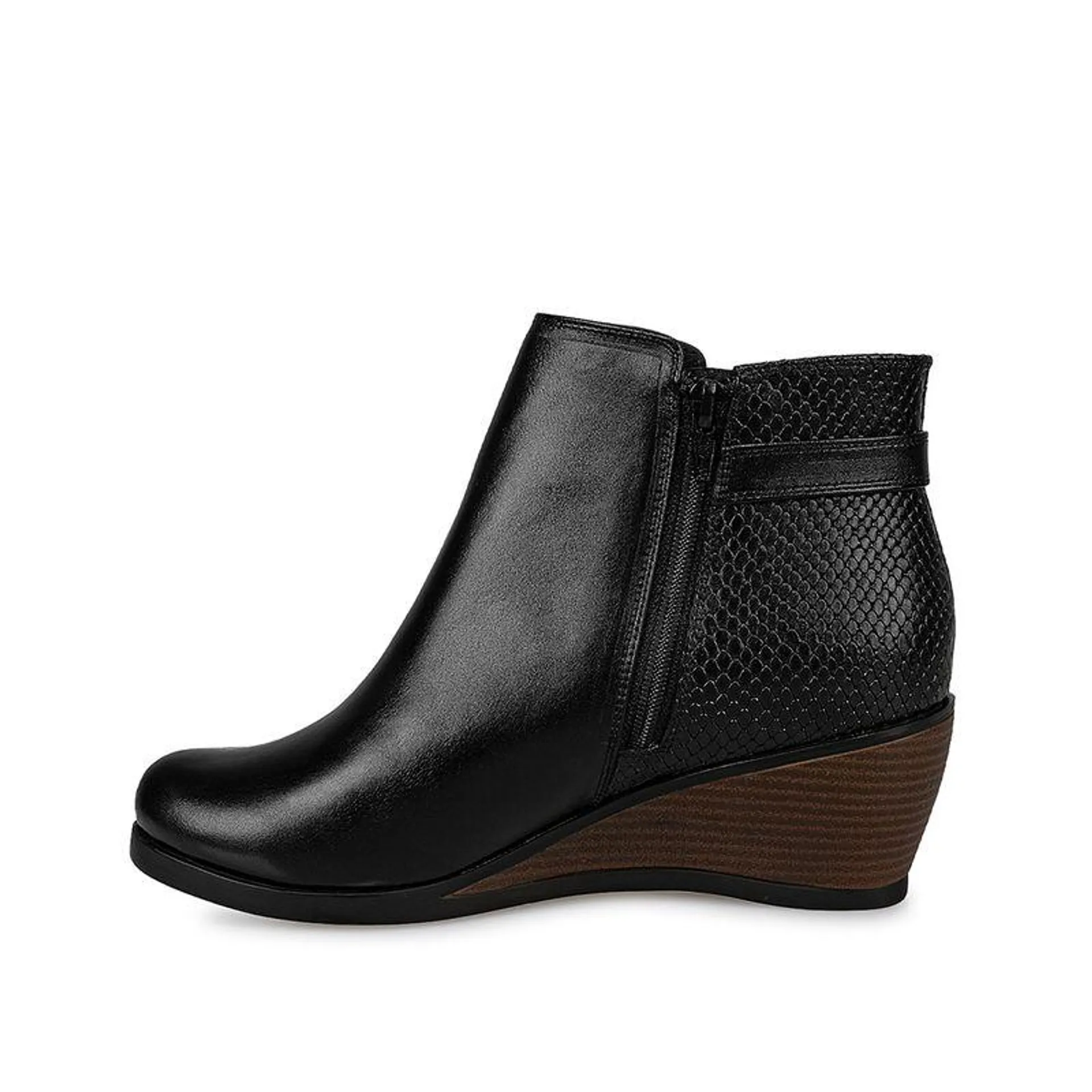 Botin Jodhpur Casual LINDA-2415 Negro Viale Cuero