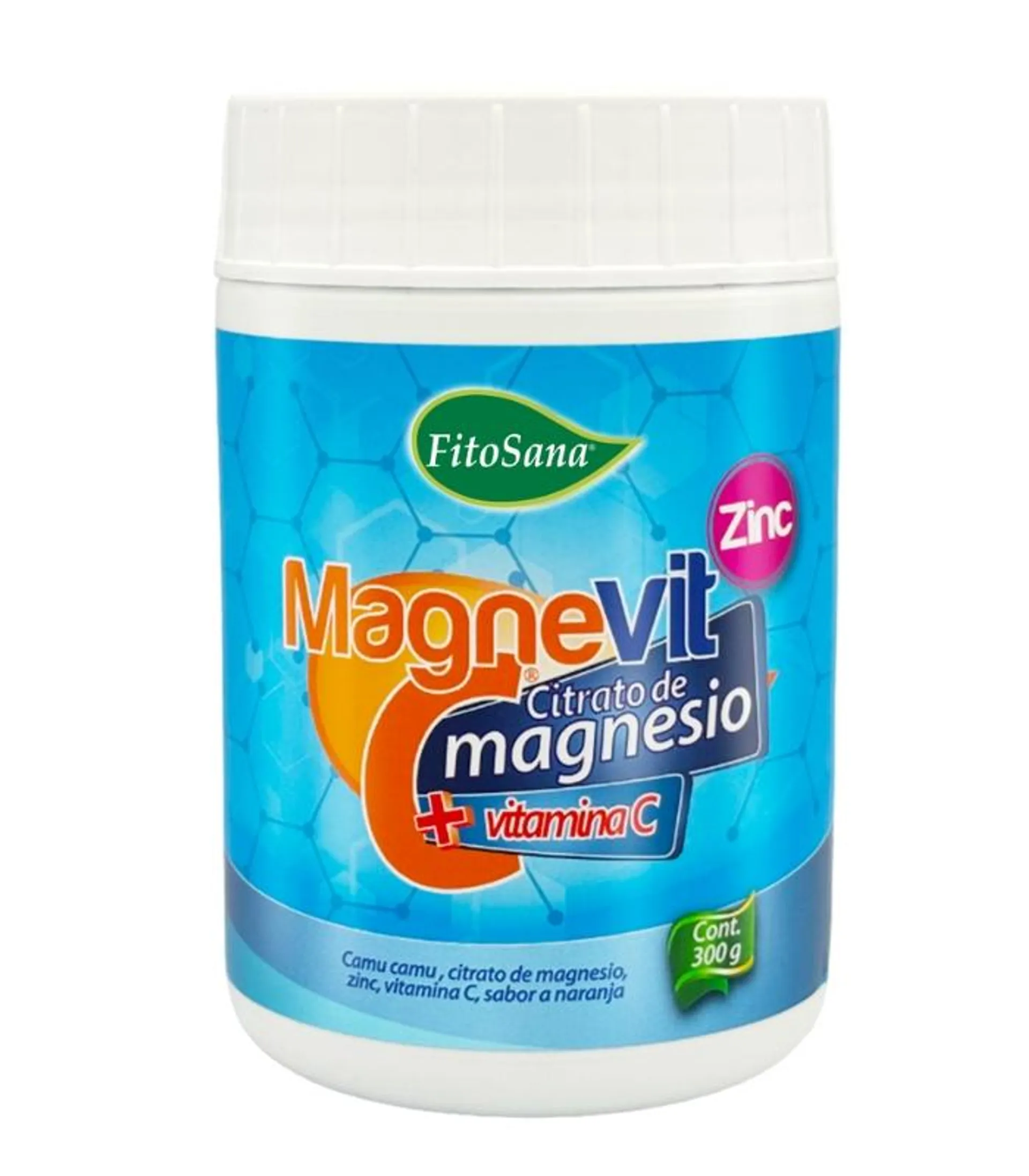 Magnevit C + Zinc – Batido en polvo 300gr