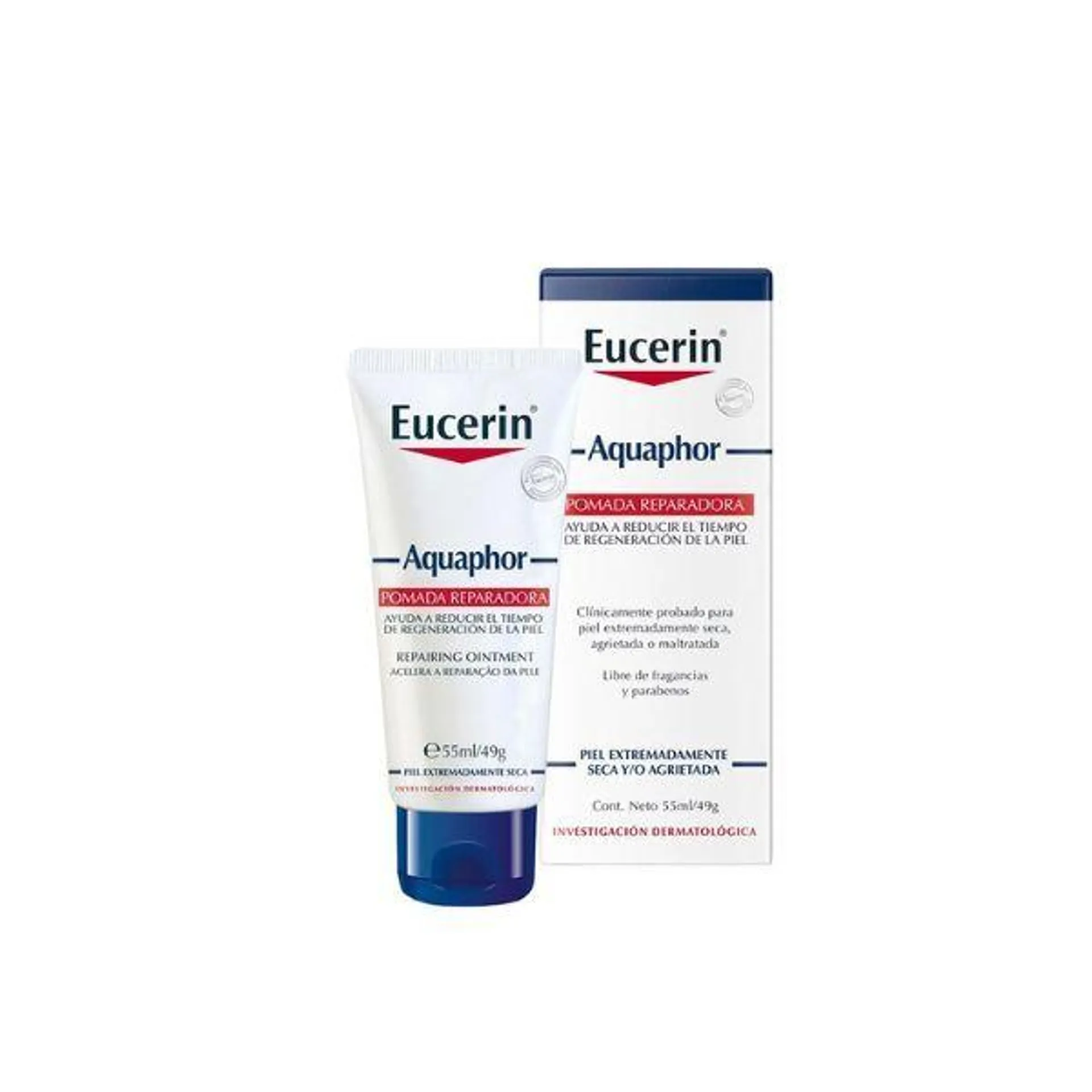 Eucerin Aquaphor Ungüento Reparador - Tubo 49 G