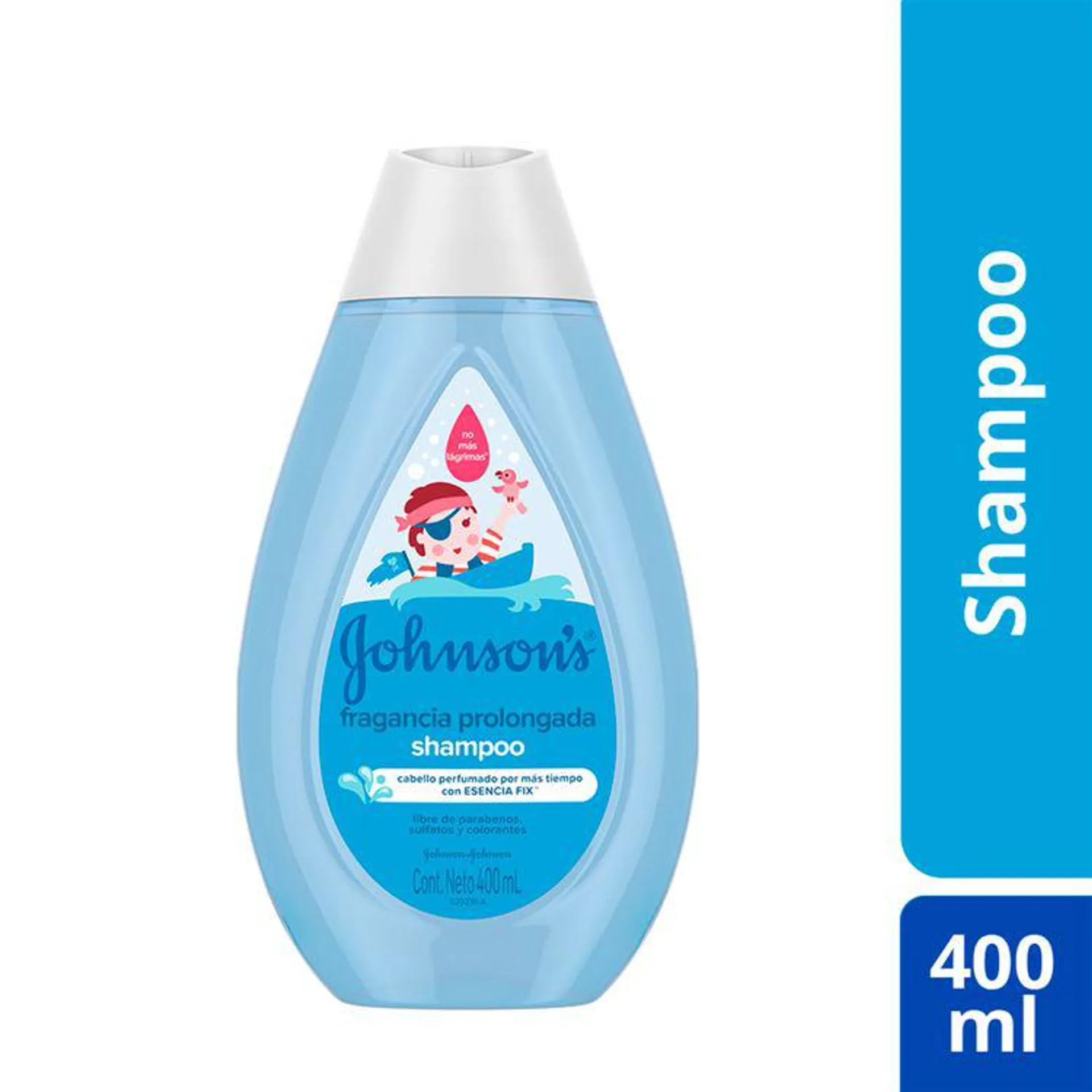 Shampoo Fragancia Prolongada Johnson's Baby Frasco 400 ml