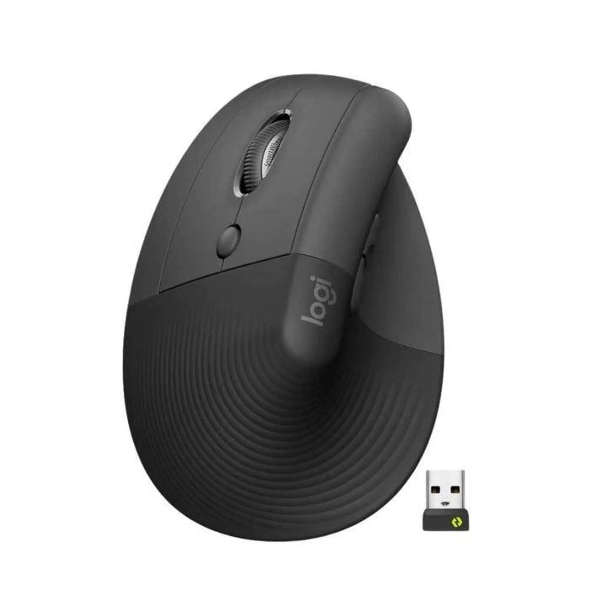 Mouse Ergonómico Logitech Lift Vertical Zurdos Bluetooth USB Negro