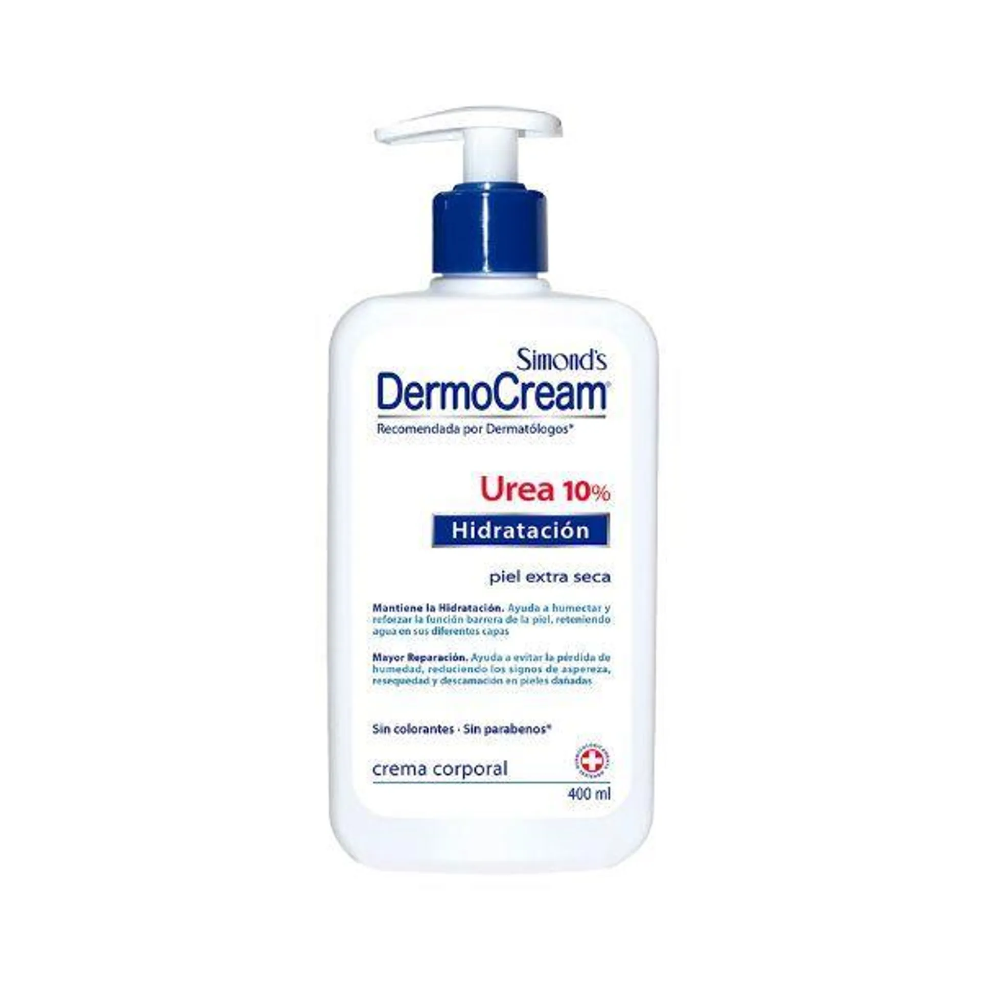 Simond's DermoCream Urea 10% - Frasco 400 Ml