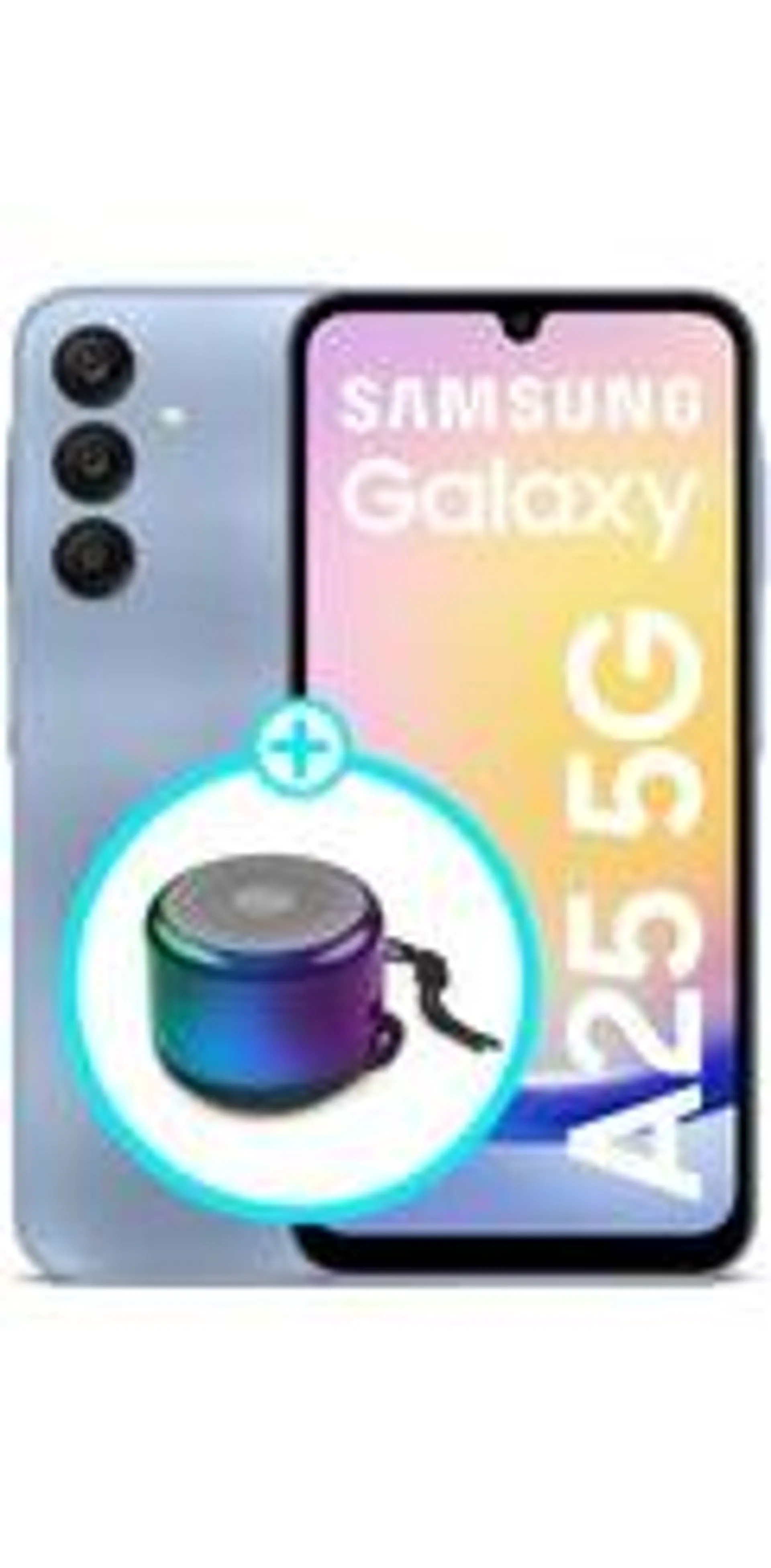 Galaxy A25 256GB 5G + Parlante Bluetooth Kimiso KMS-363