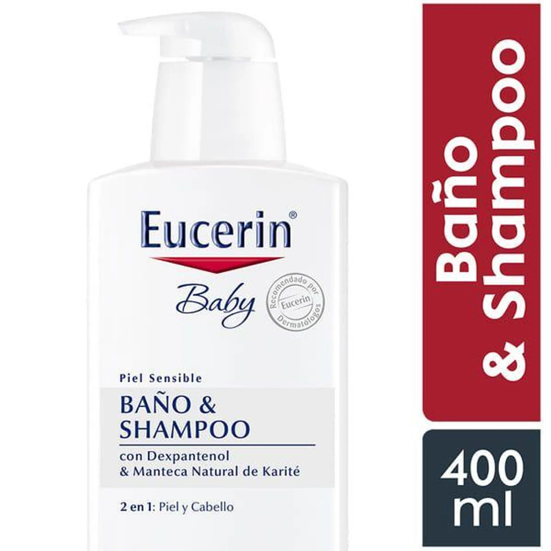 Eucerin Baby Baño & Shampoo - Frasco 400 ML