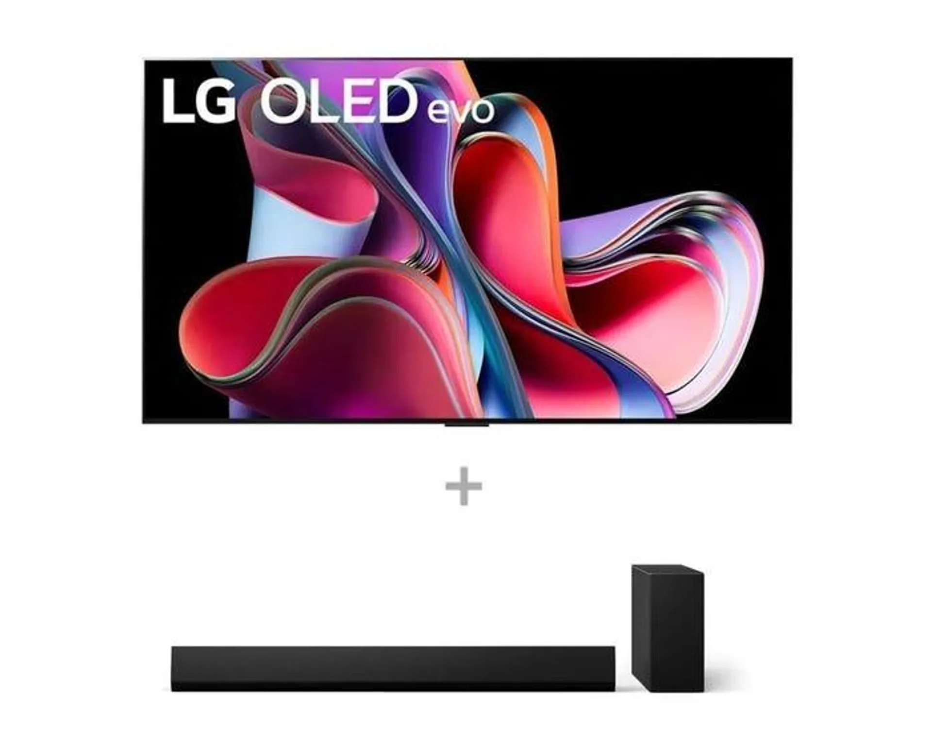 Televisor LG OLED evo 4K ThinQ AI Smart 77" OLED77G3PSA + Soundbar LG SG10TY (2024)