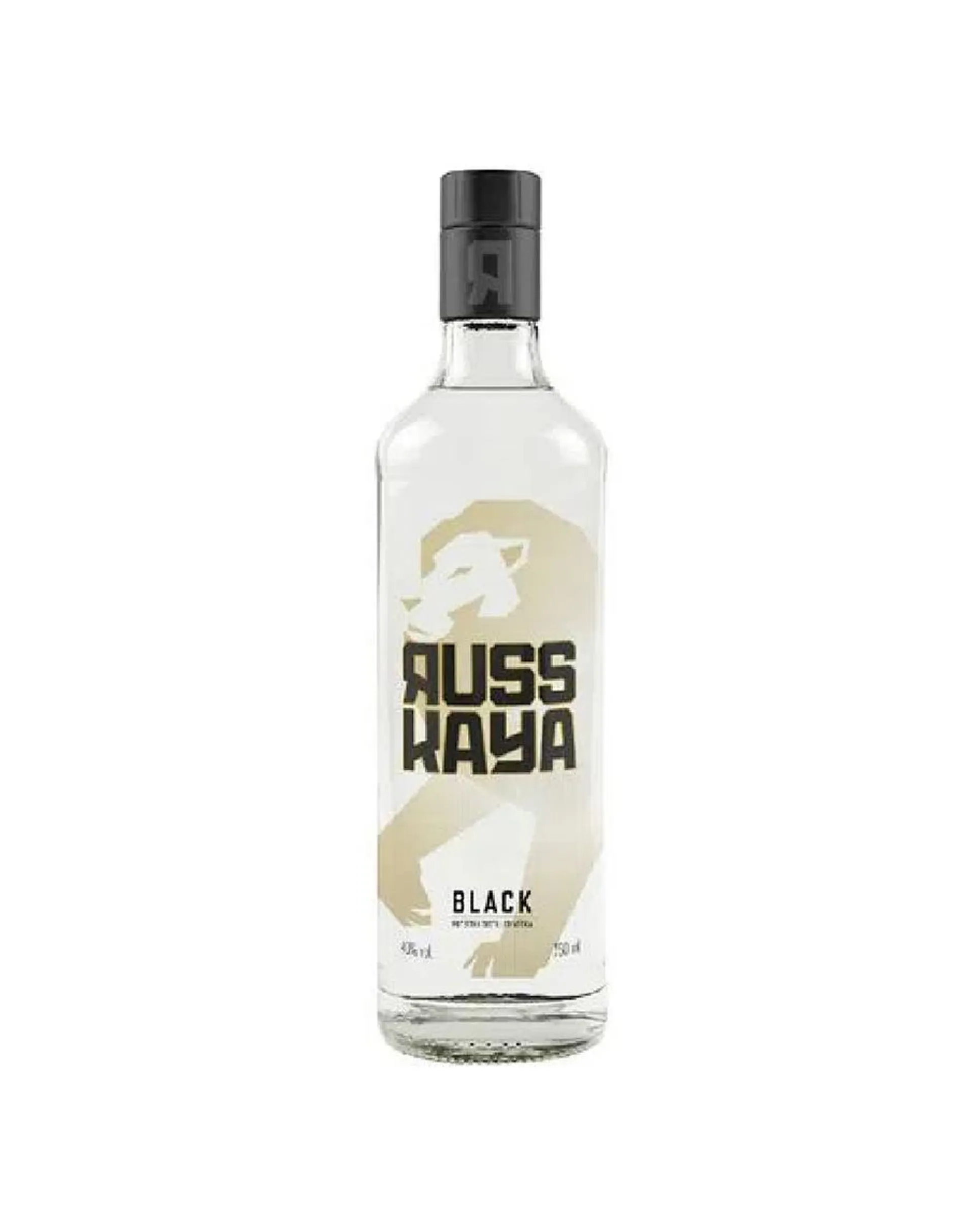 VODKA RUSSKAYA BLACK 750ML