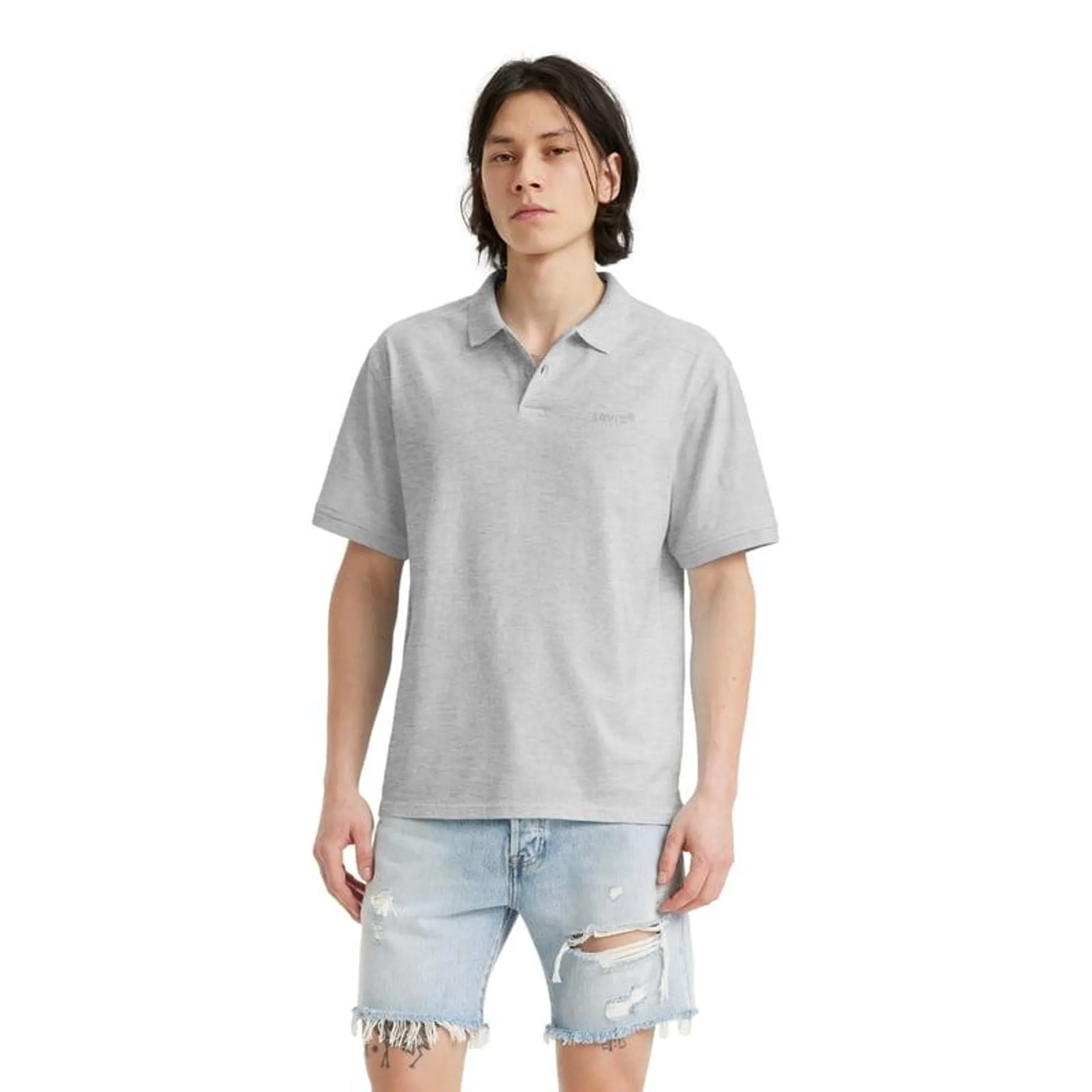 Polo Hombre Authentic Polo Gris Levis