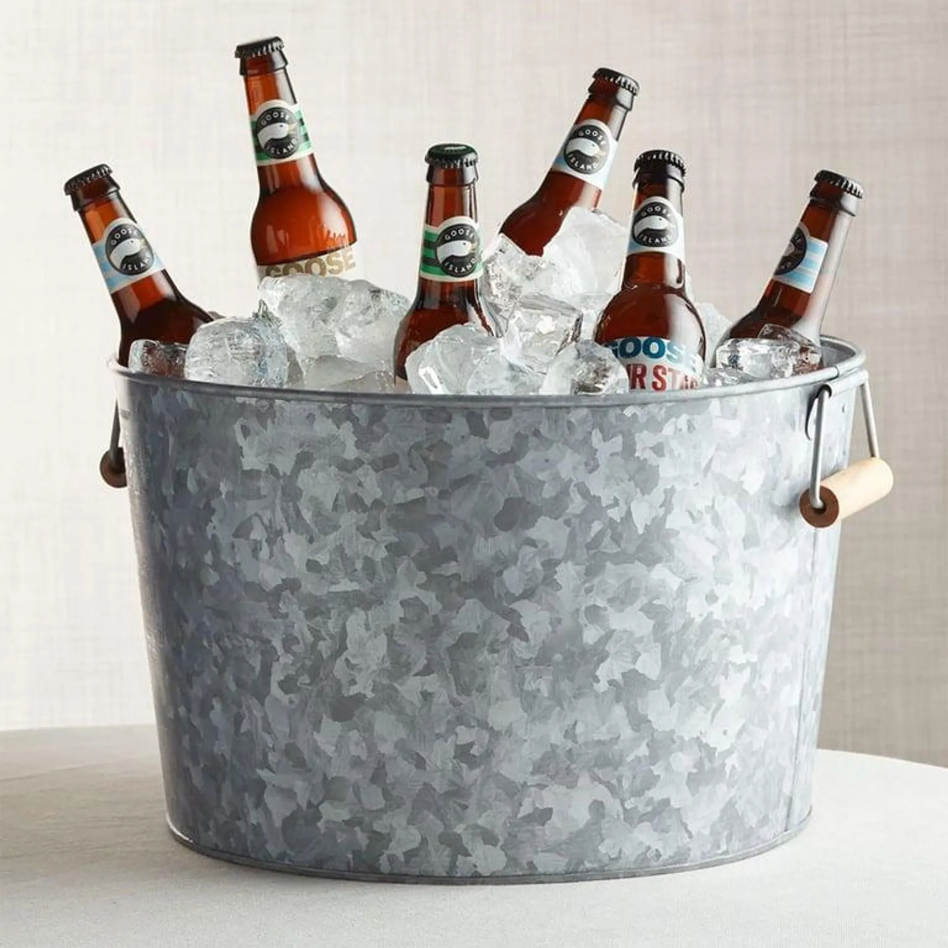 Cubo Galvanizado para Bebidas 