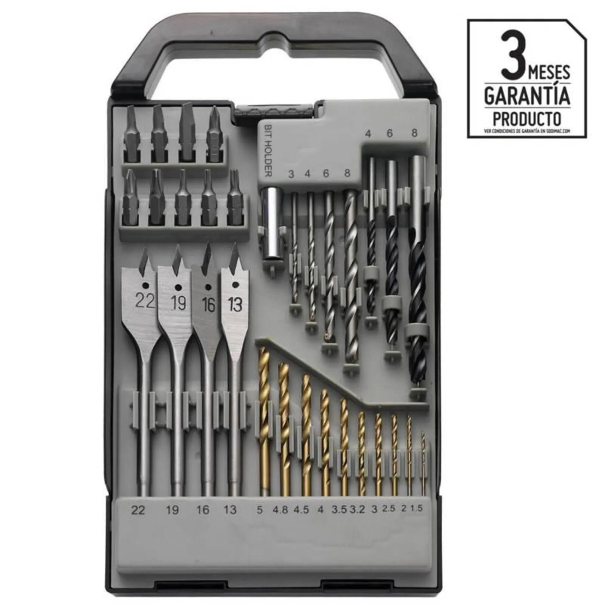 Set de Brocas Combinadas 31 Piezas Bauker