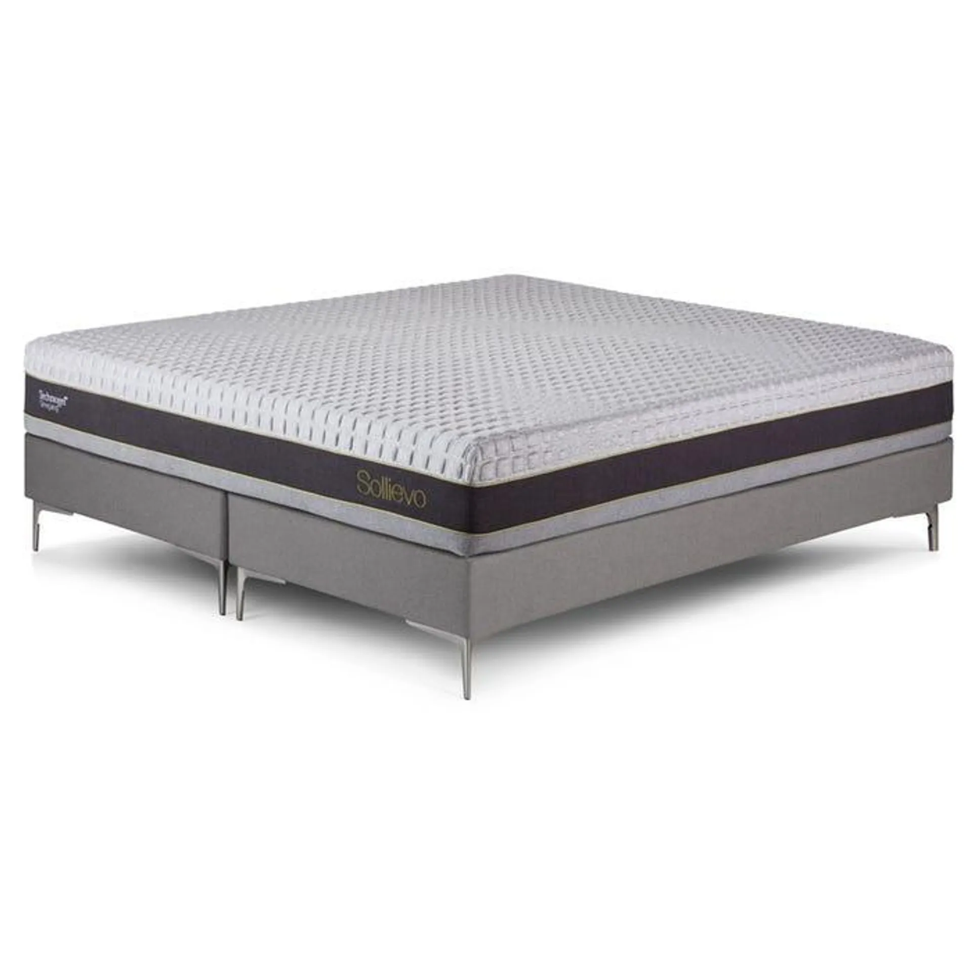 Cama Europea New Sollievo Queen 160 x 200 cm