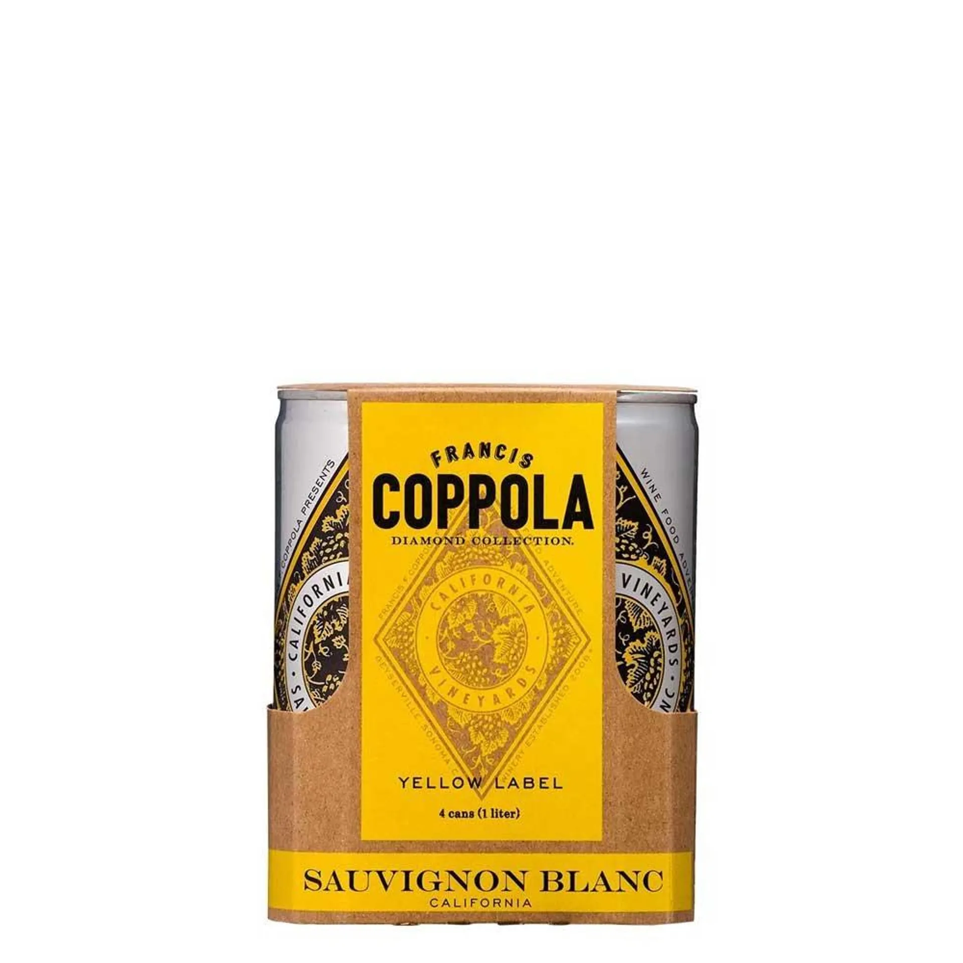 Four Pack Vino Blanco Sauvignon Blanc Coppola Diamond Collection