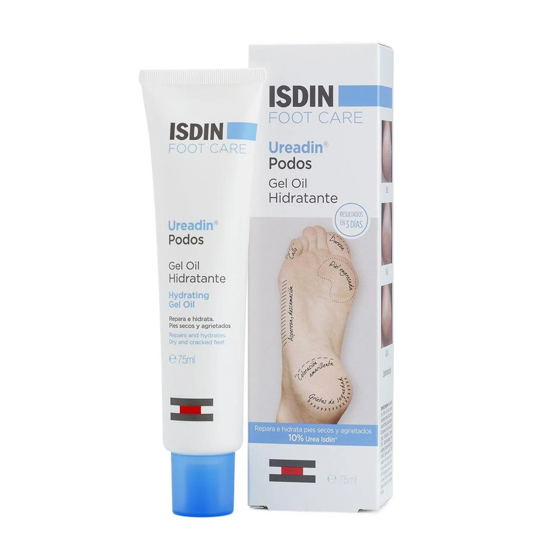 Isdin Ureadin Podos Gel Oil Hidratante - Tubo 75 Ml