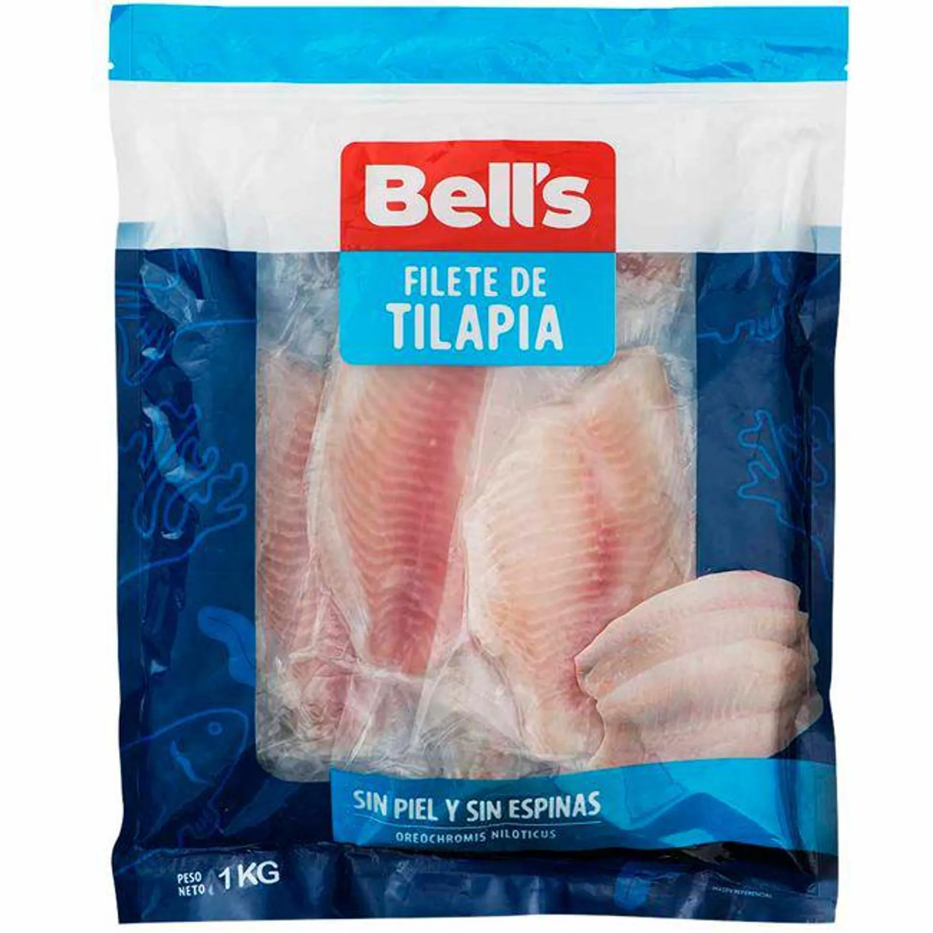 Filete de Tilapia BELL'S Bolsa 1Kg